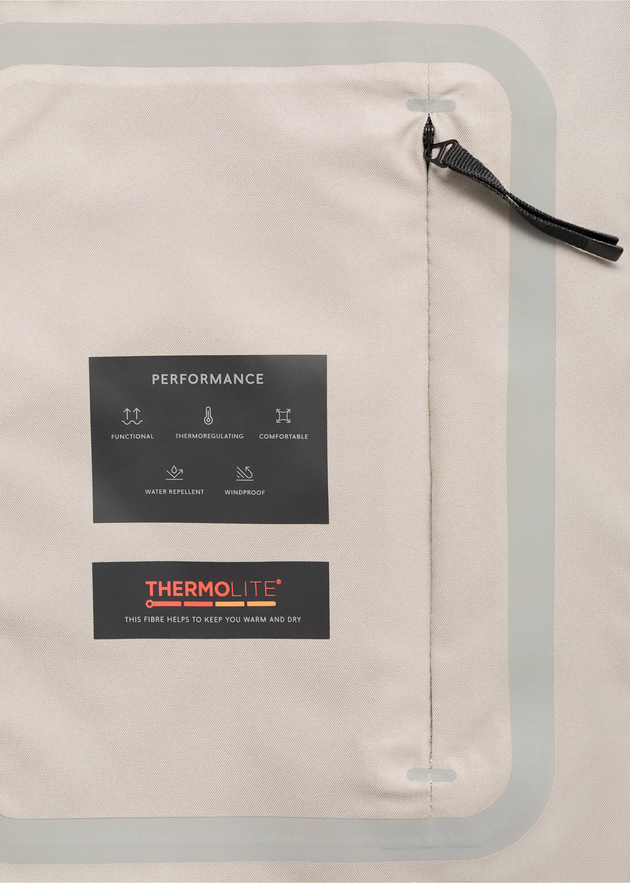 Veste bomber format compact waterproof - Détail de l'article 0, Gris glacé. Ref: 17005976-00.