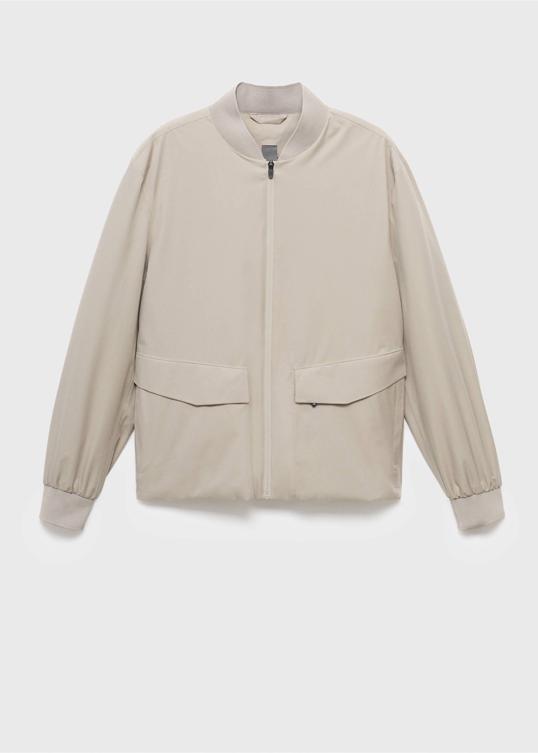 Veste bomber format compact waterproof - Article sans modèle, Gris glacé. Ref: 17005976-00.