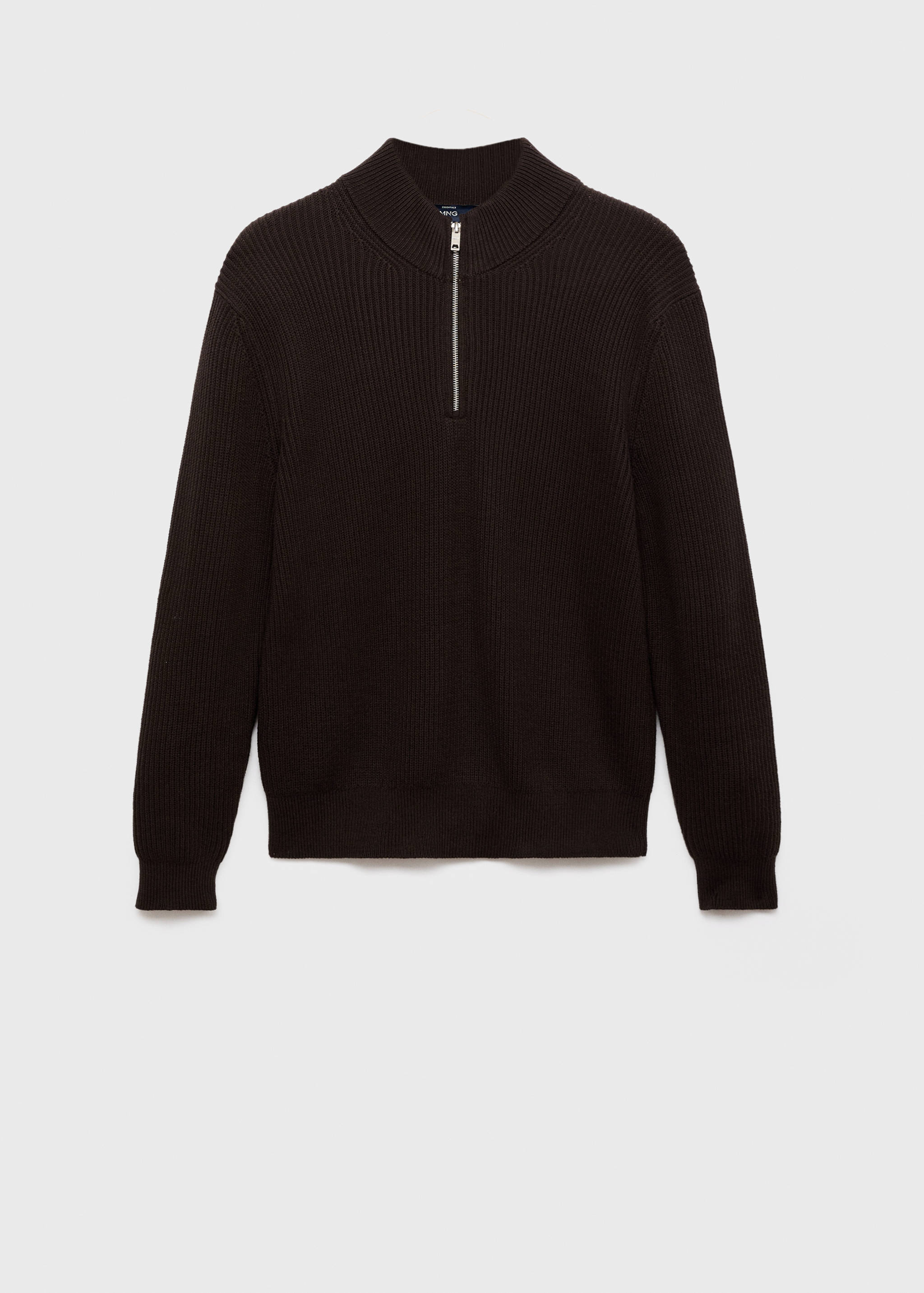 Pull 100 % coton col cheminée - Article sans modèle