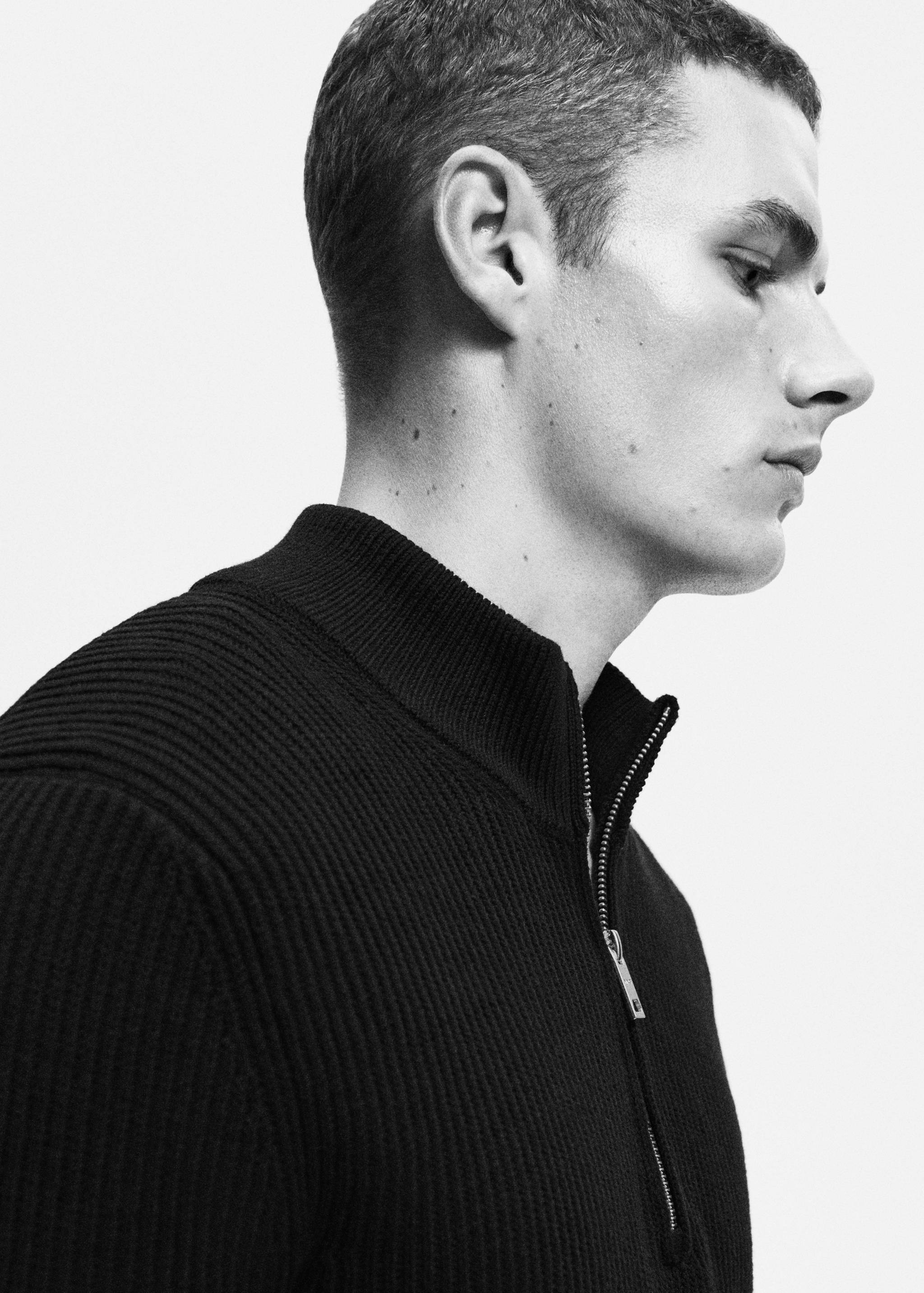 Pull 100 % coton col cheminée - Détail de l'article 3