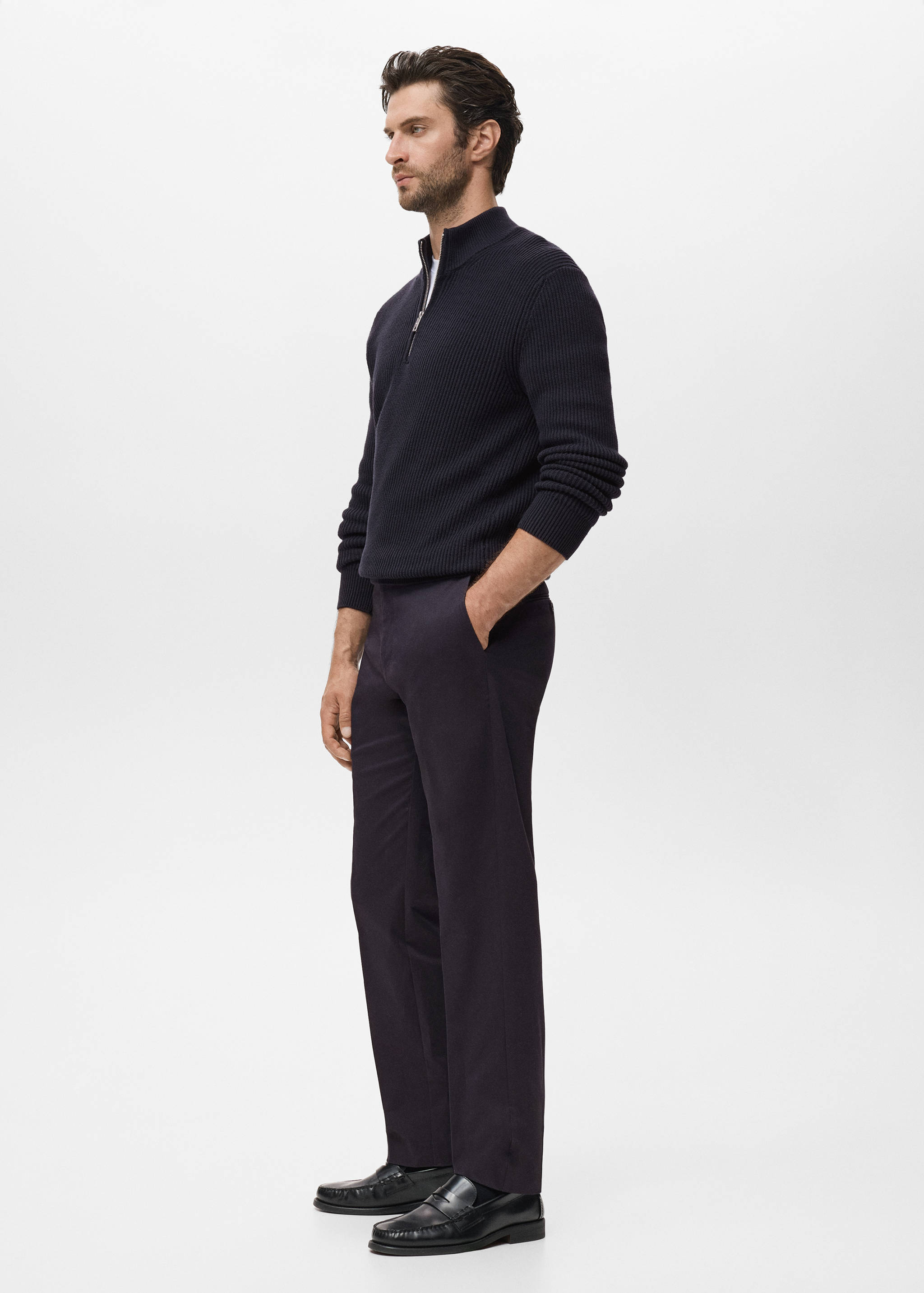 Pull 100 % coton col cheminée - Détail de l'article 2