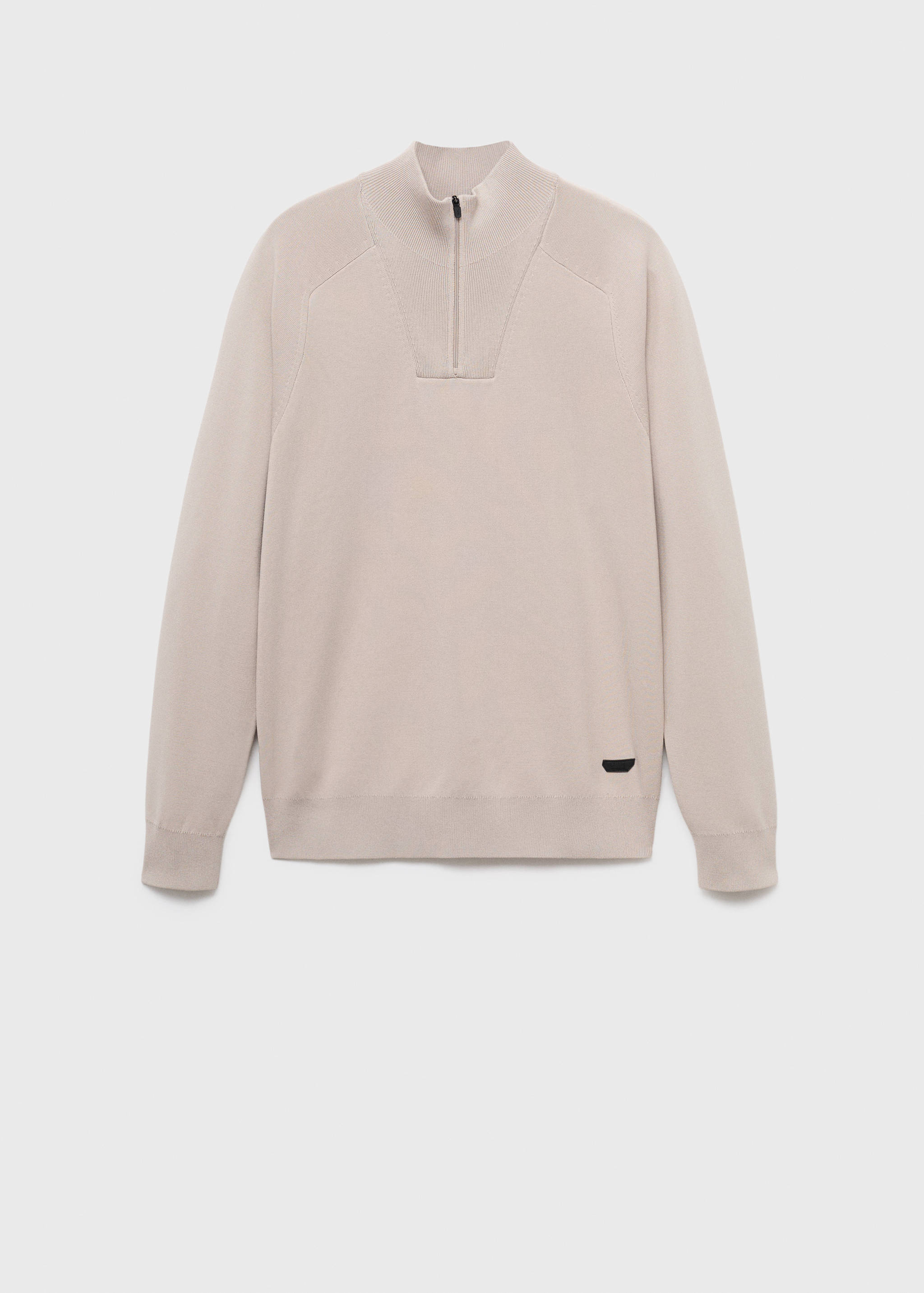 Pull-over respirant col zippé - Article sans modèle