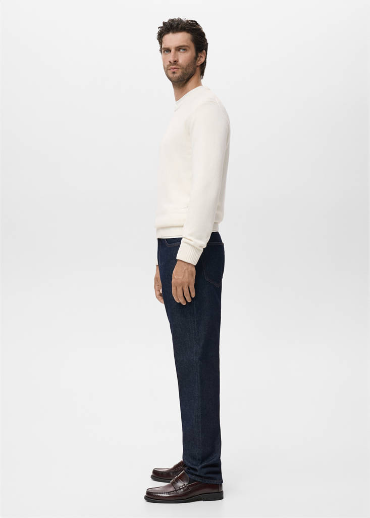 Fine-knit sweater — Off White
