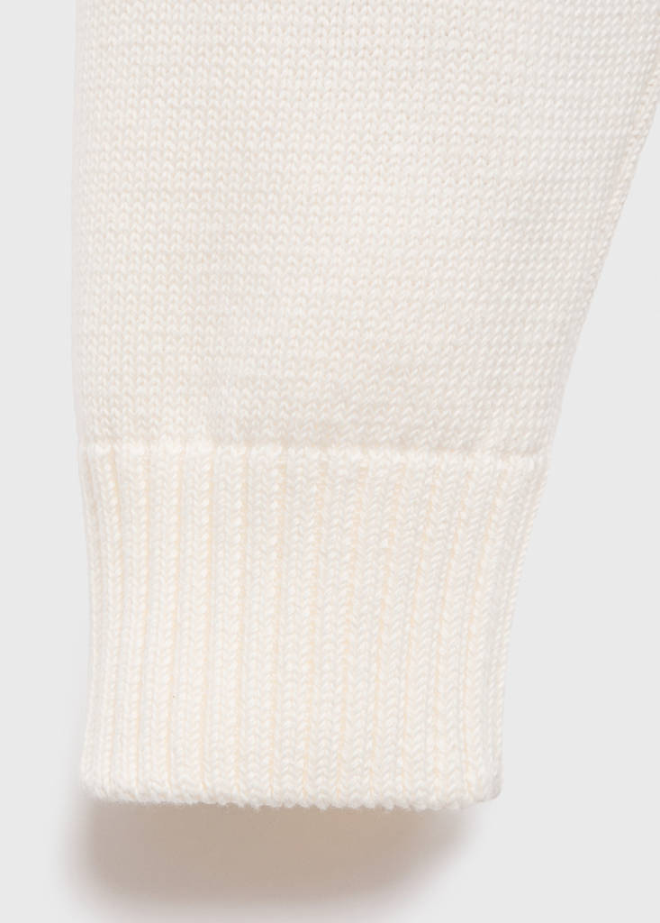 Fine-knit sweater — Off White