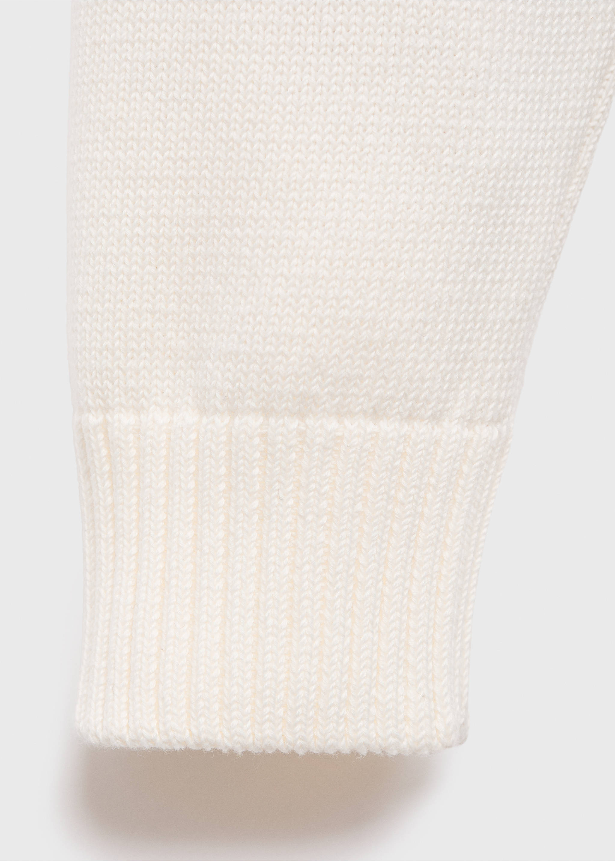 Fine-knit sweater - Details of the article 0, Off White. Ref: 17005980-00.