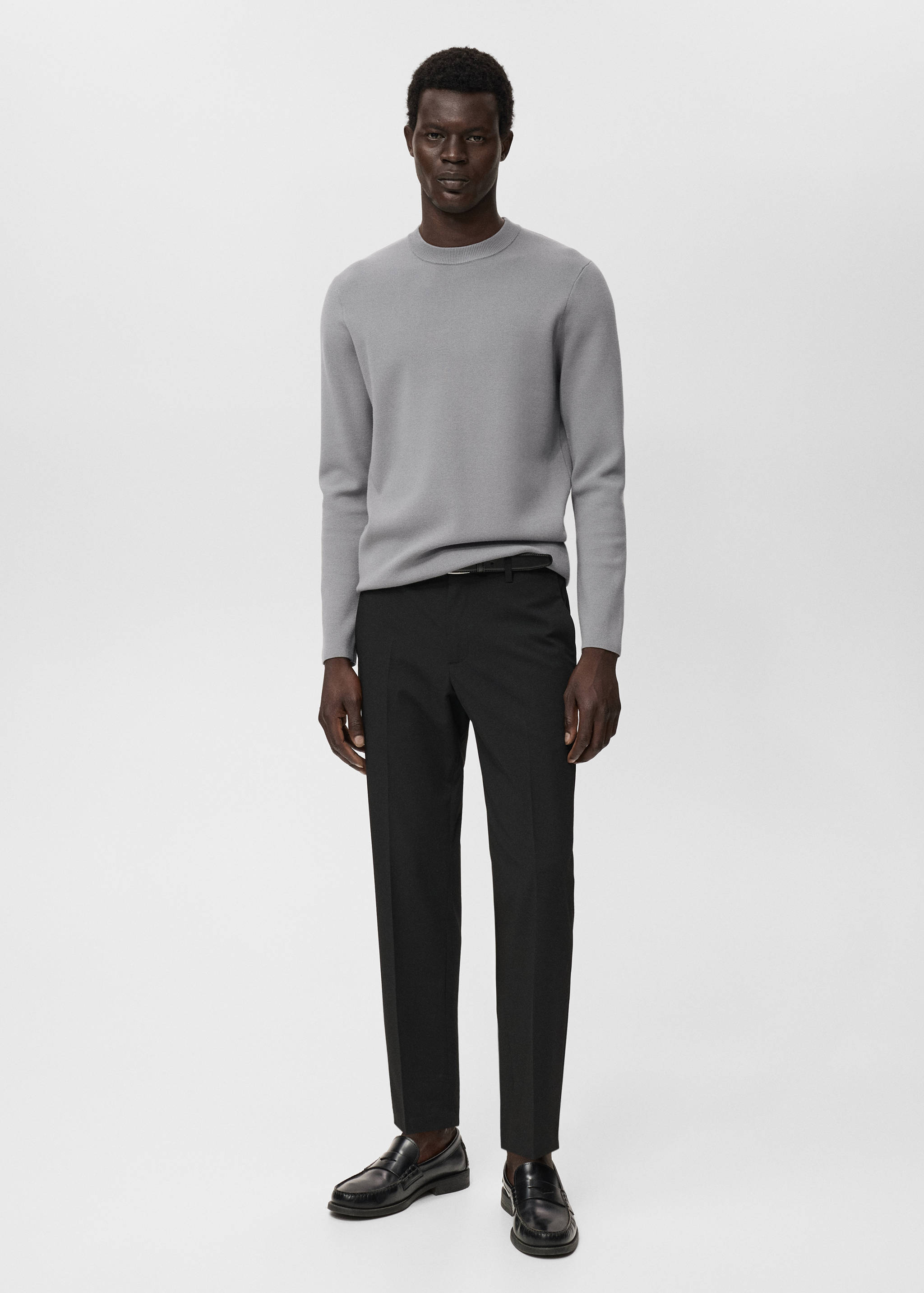 Medium-knit regular-fit sweater - General plane