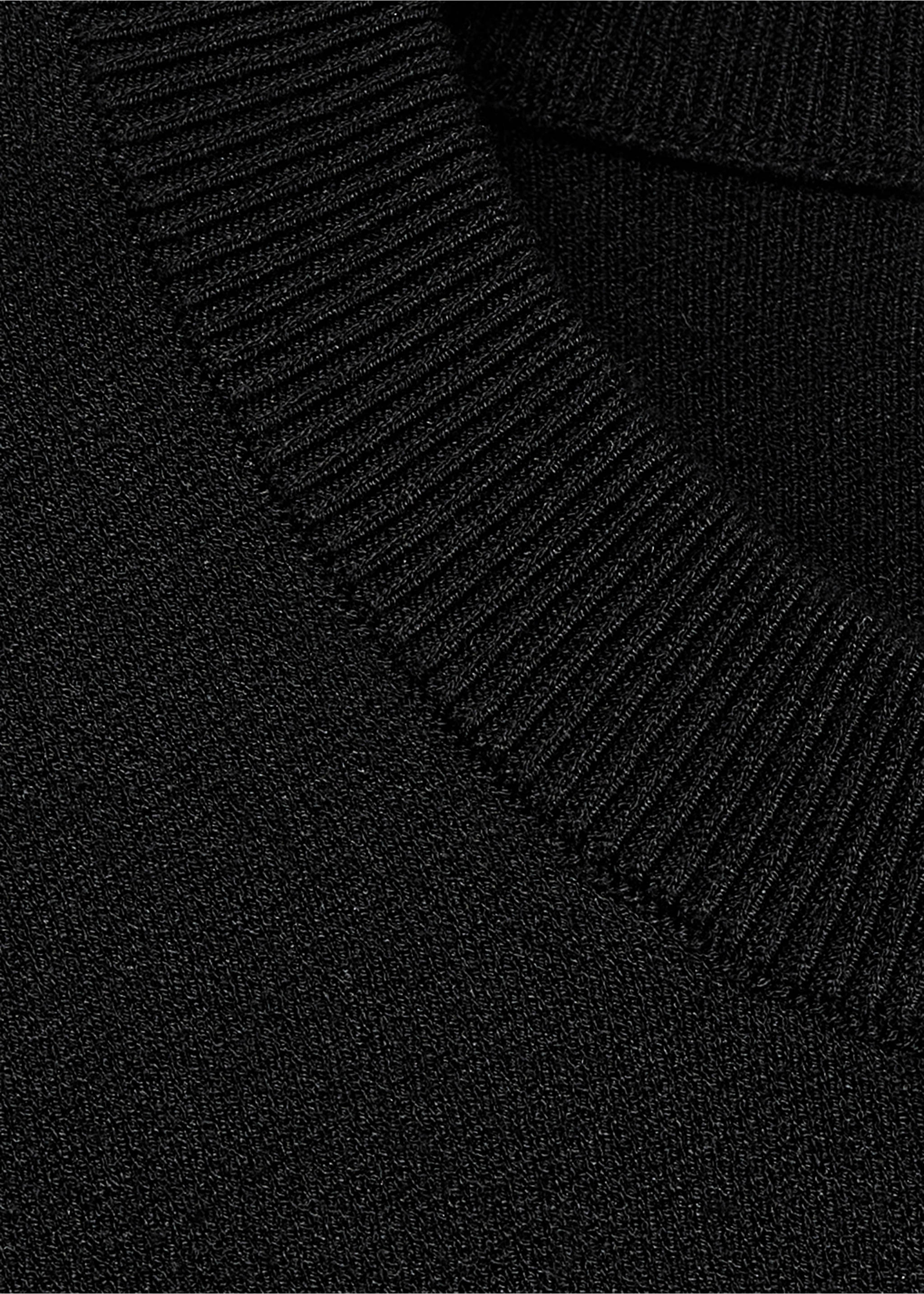 Джемпер средней вязки regular fit - Деталь изделия 8, Черный. Ref: 17005981-00.