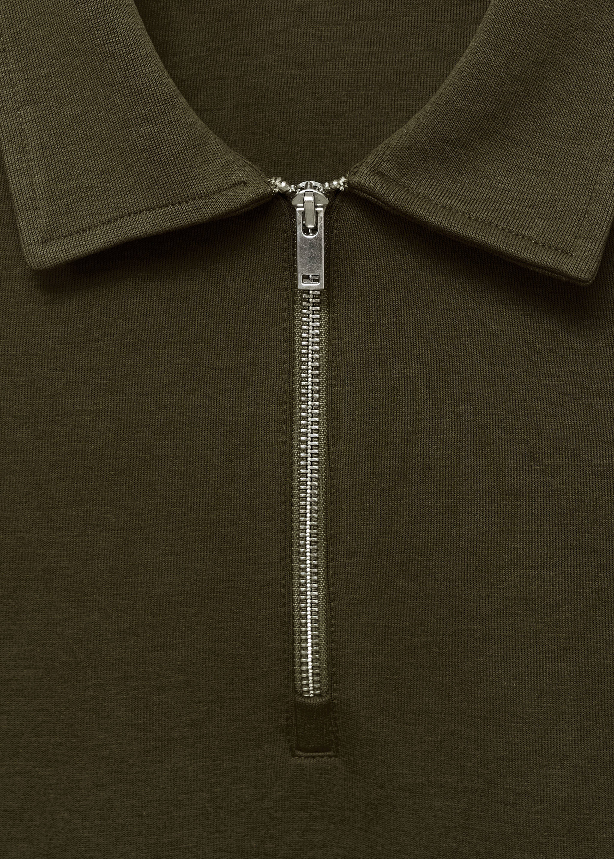 Regular-fit zip-neck sweatshirt - Details of the article 8