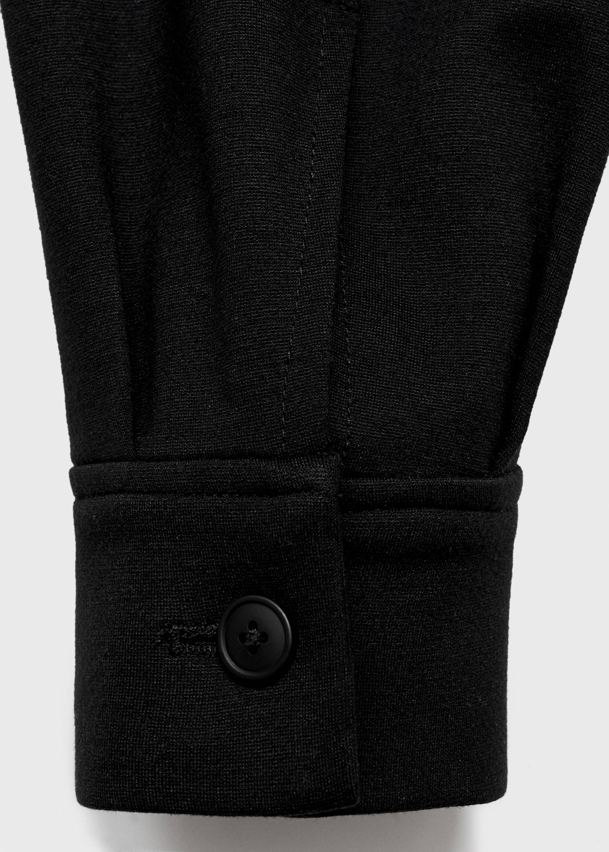 Zip-up sweatshirt with pocket - Details of the article 8