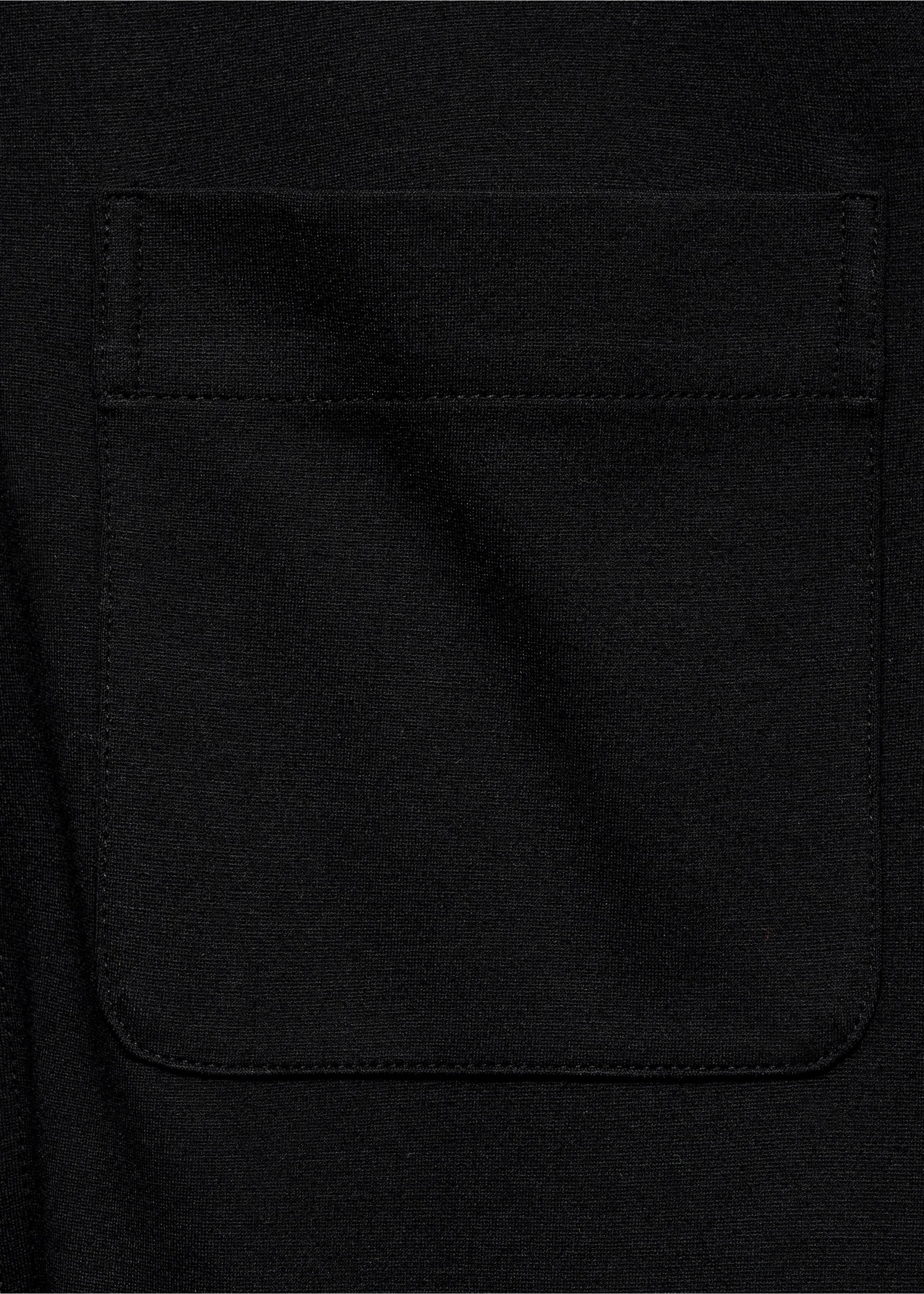 Sudadera cremallera bolsillo - Detalle del artículo 0, Negro. Ref: 17005983-00.