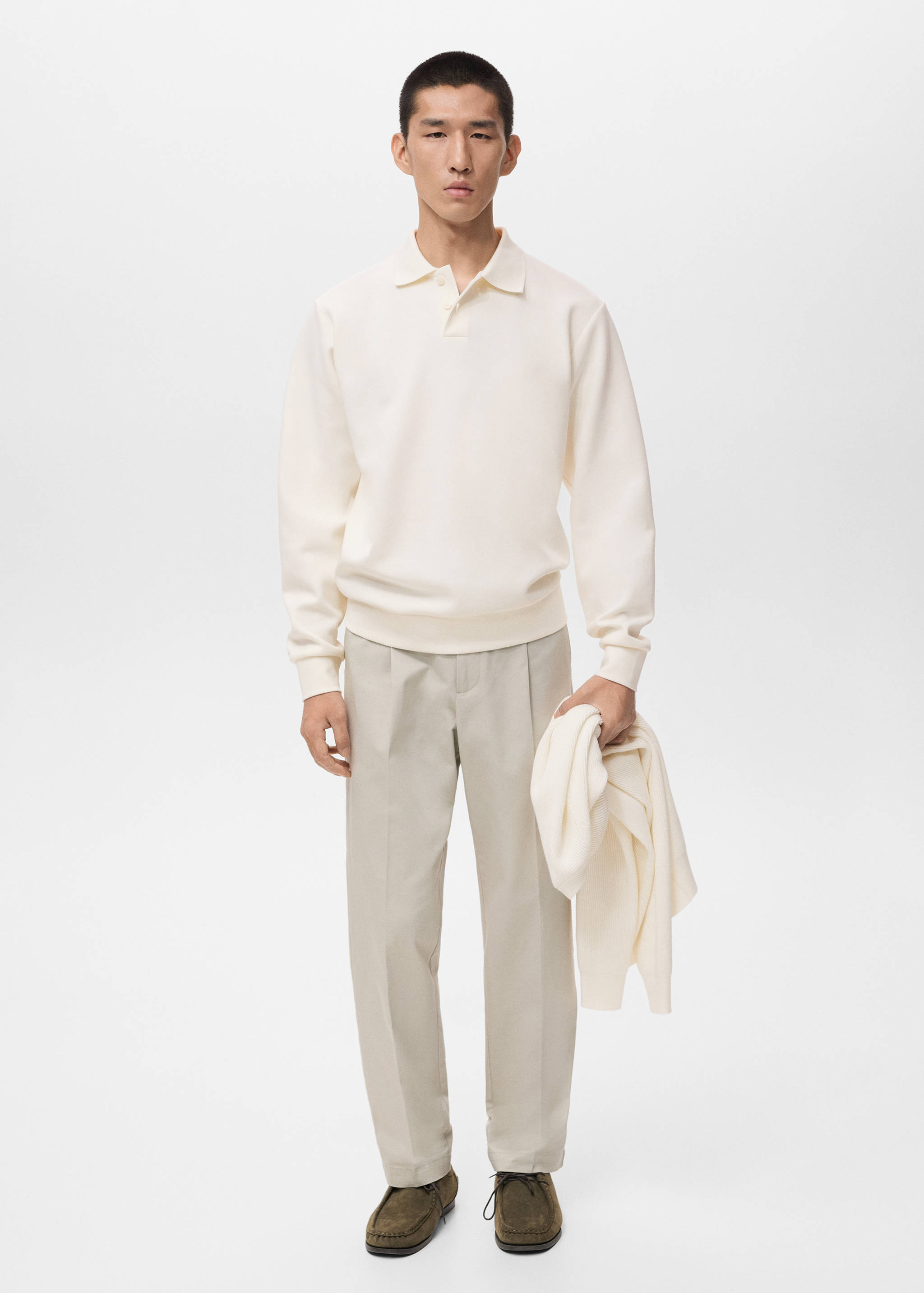 Regular-fit polo sweatshirt - General plane