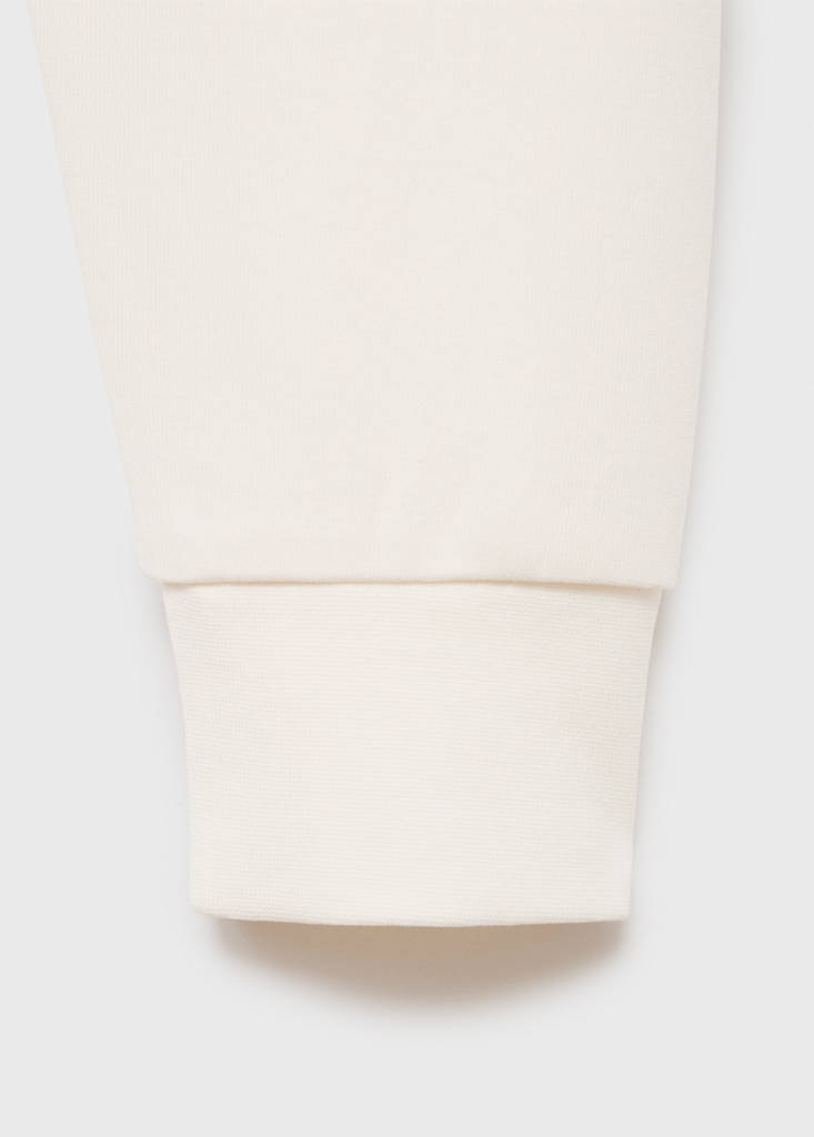 Regular-fit polo sweatshirt — White