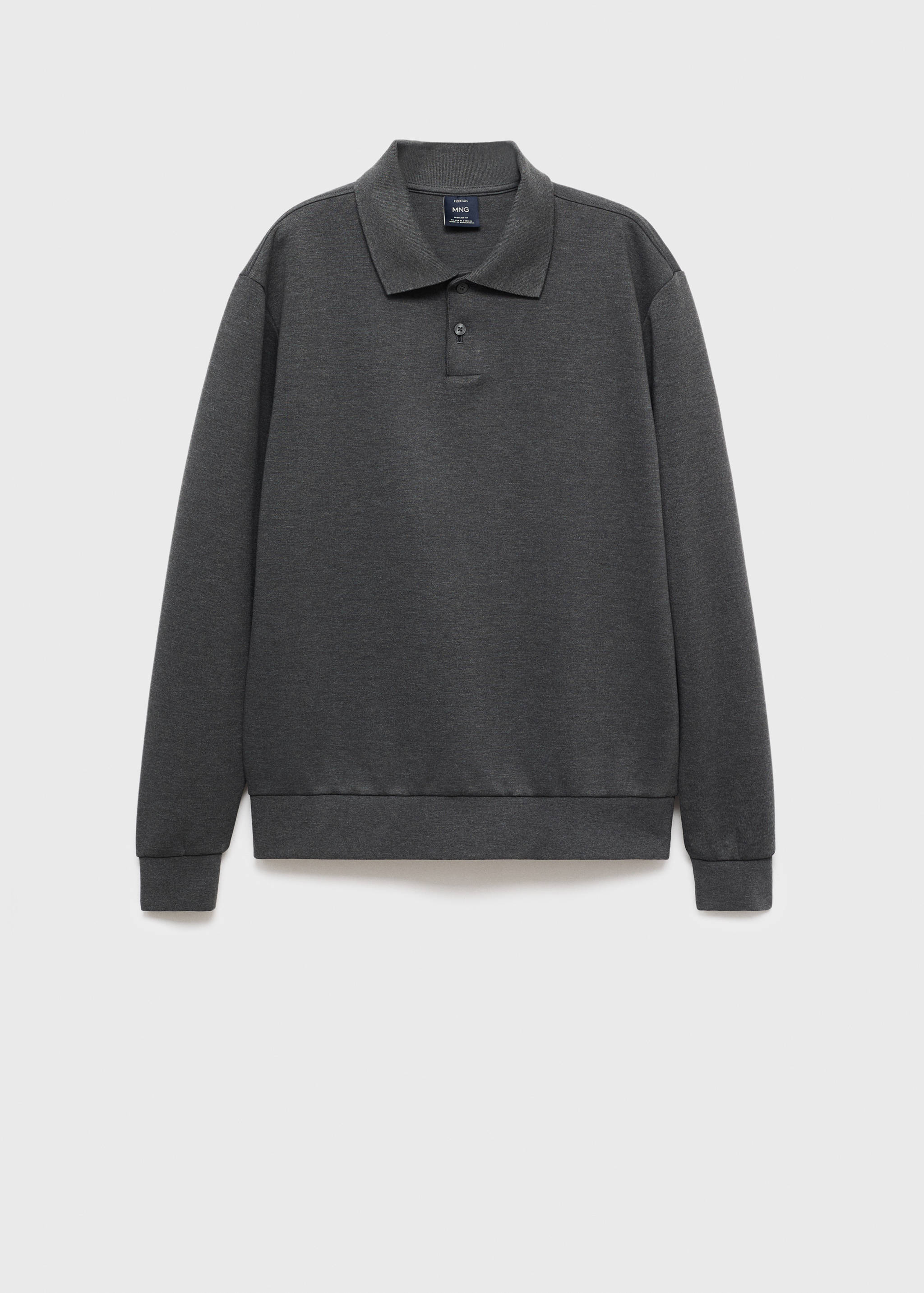 Regular-fit polo sweatshirt - Article without model