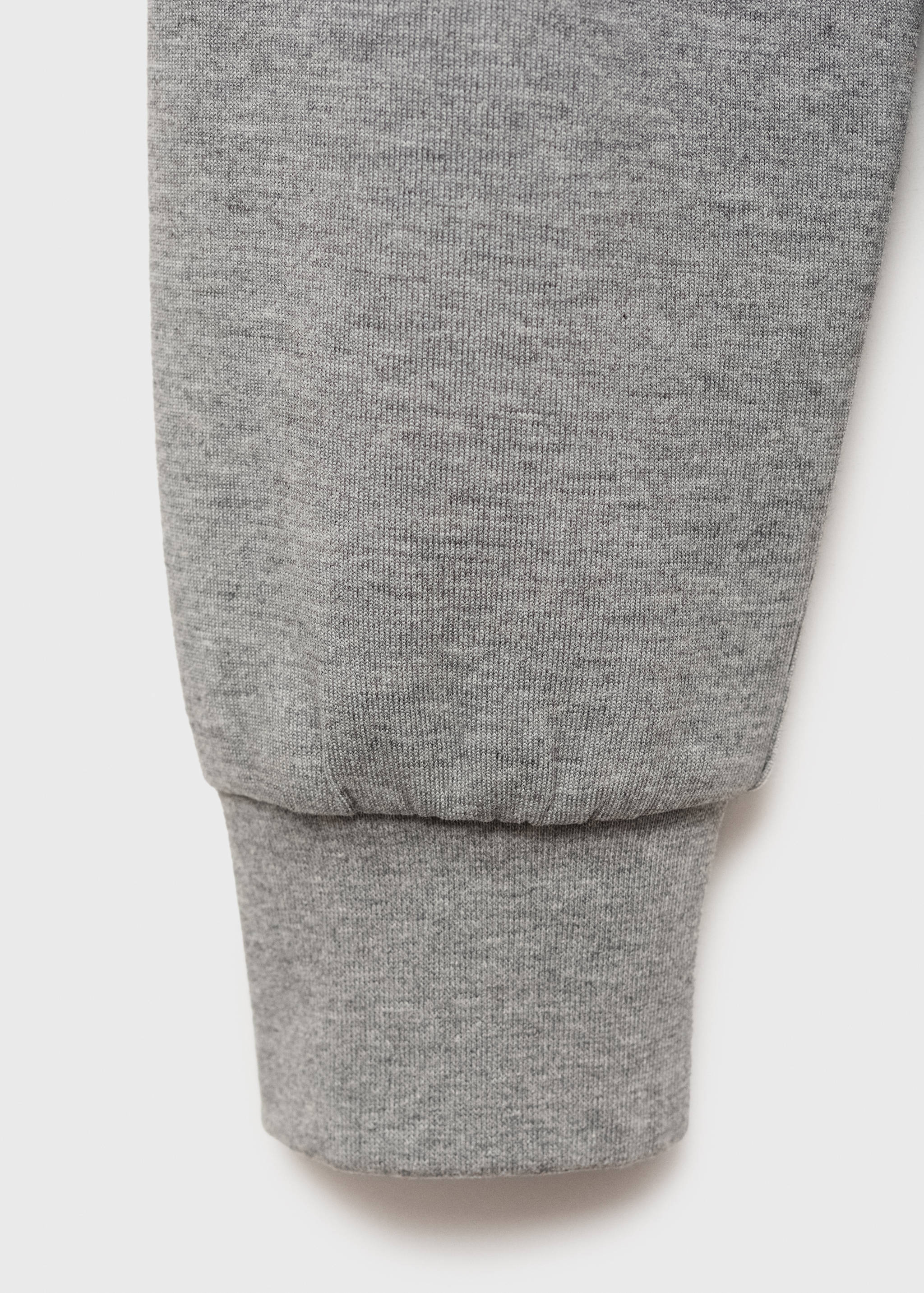 Cotton sweatshirt with zipper neck - Details of the article 0