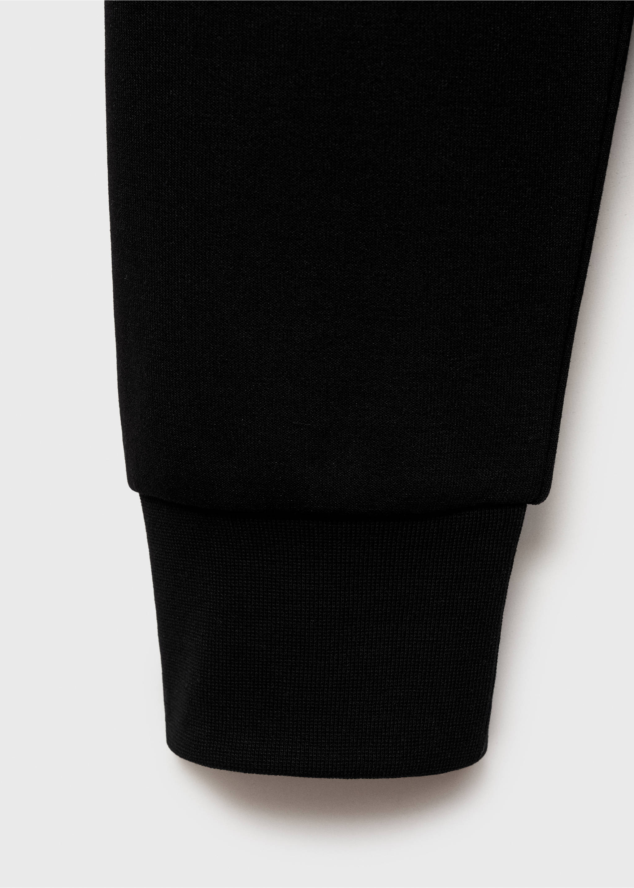 Sweat-shirt coton col zippé - Détail de l'article 0, Noir. Ref: 17005985-00.
