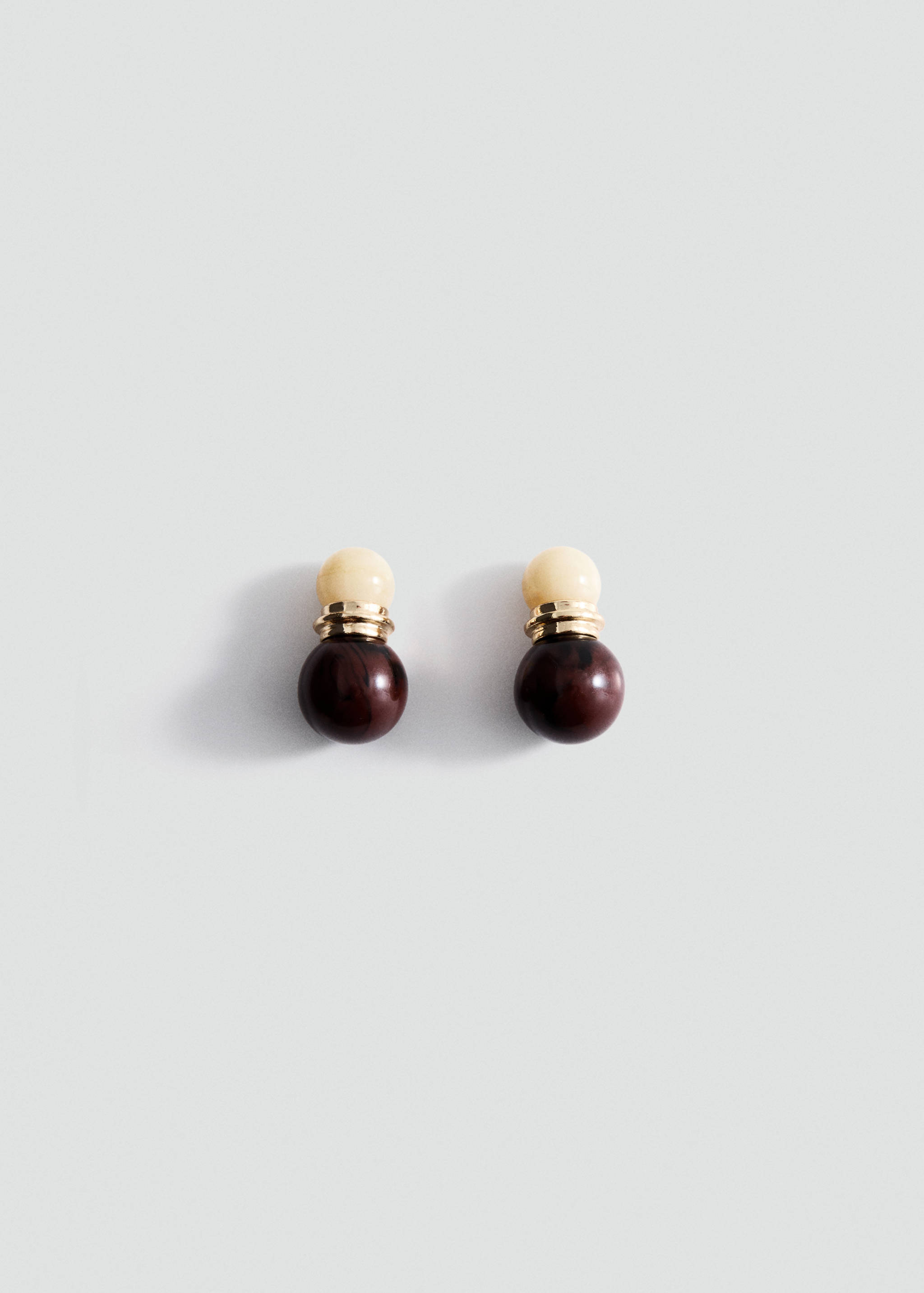 Combined bead earrings - Article without model