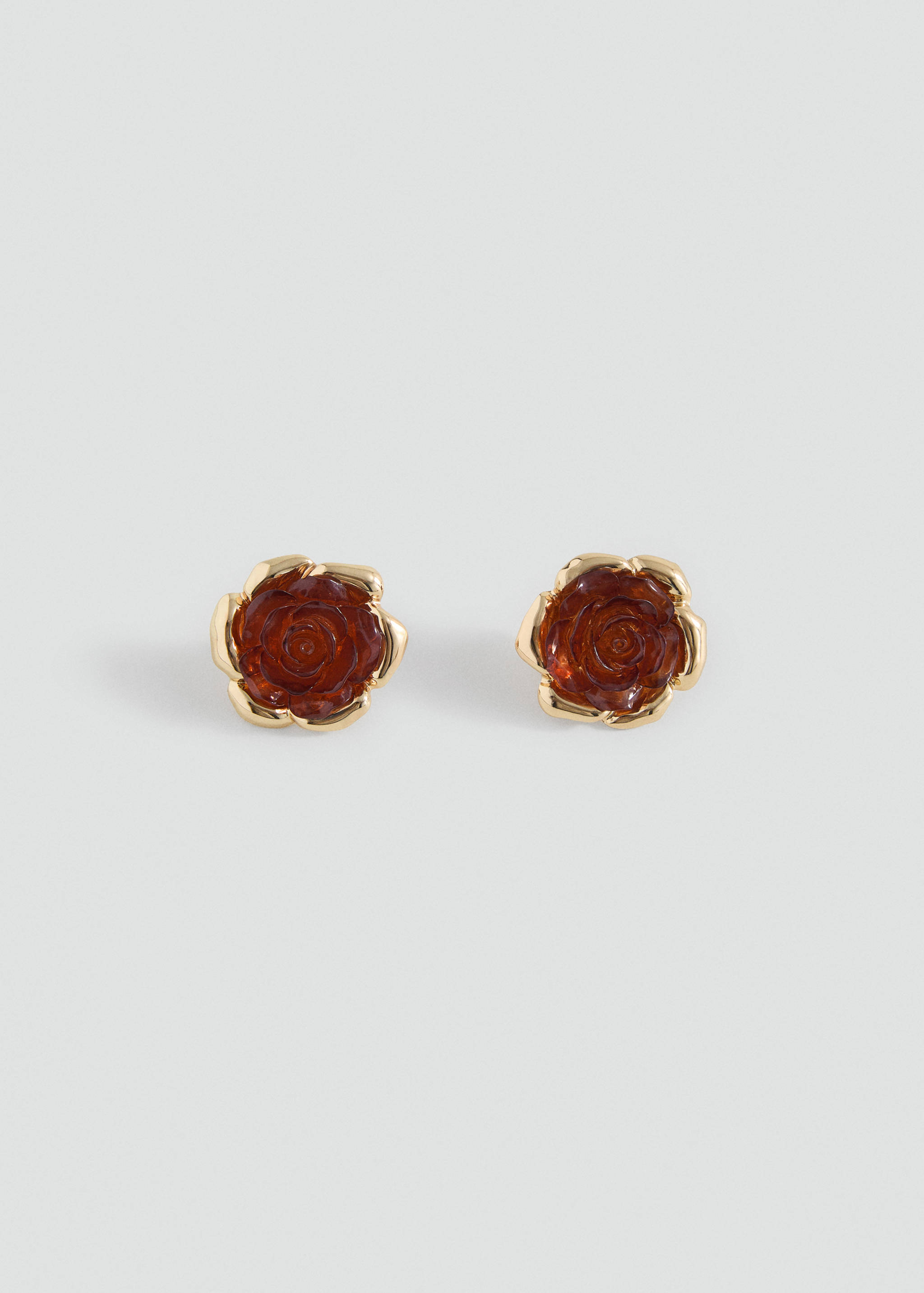 Combined flower earrings - Article without model