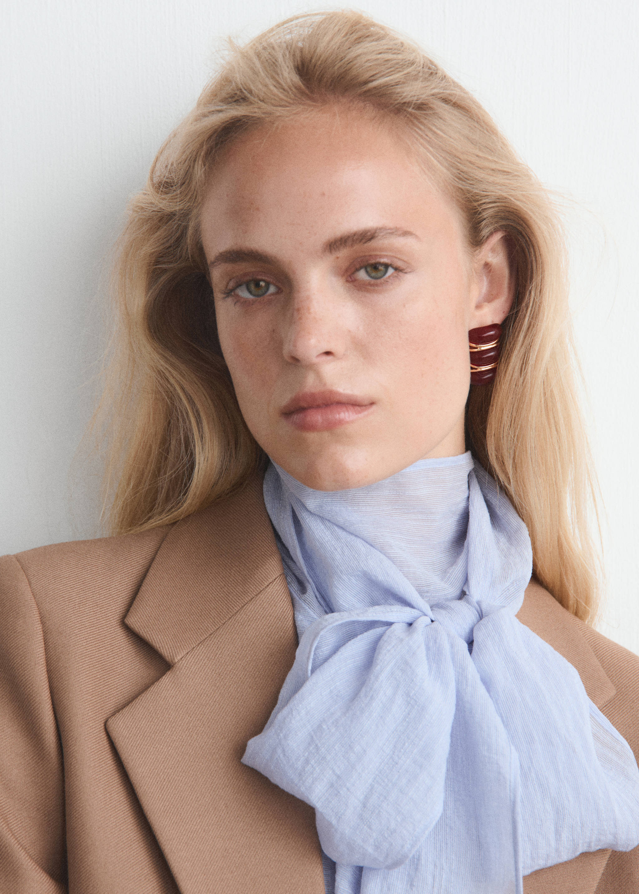 Boucles d’oreilles spirale relief - Plan général