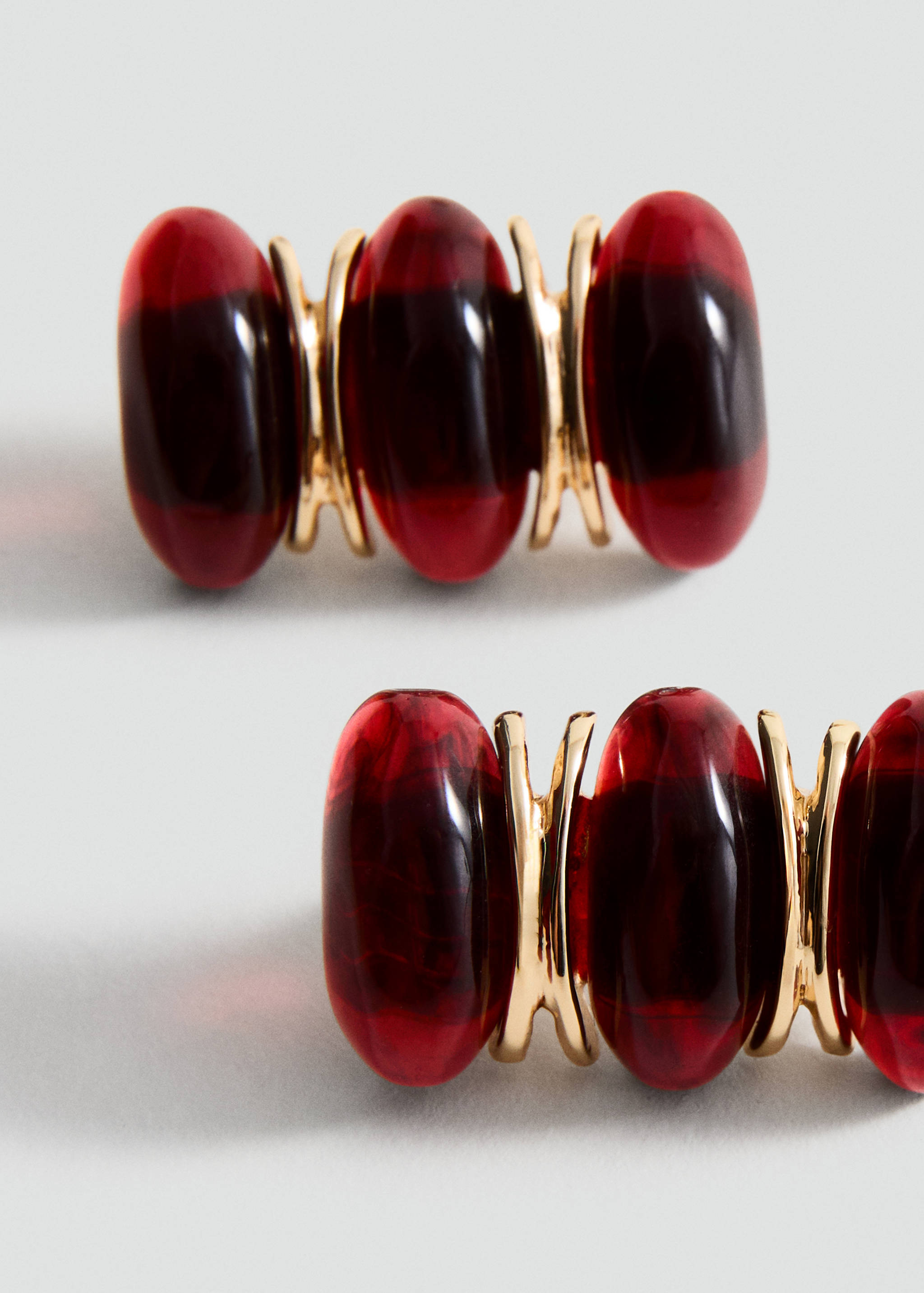 Boucles d’oreilles spirale relief - Plan moyen