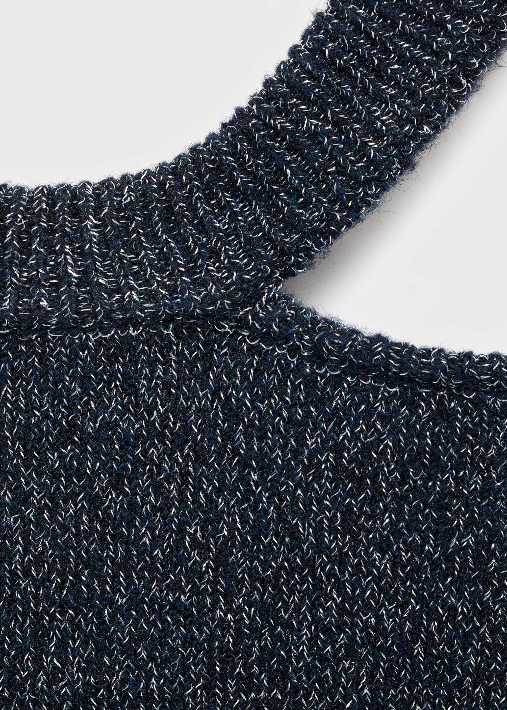 Lurex sweater with cut-out - Details of the article 8