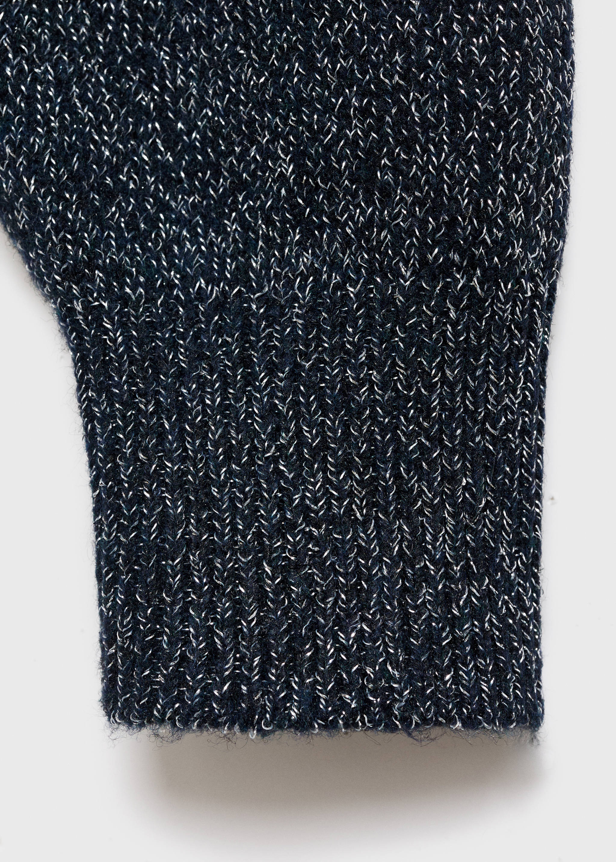 Lurex sweater with cut-out - Details of the article 0