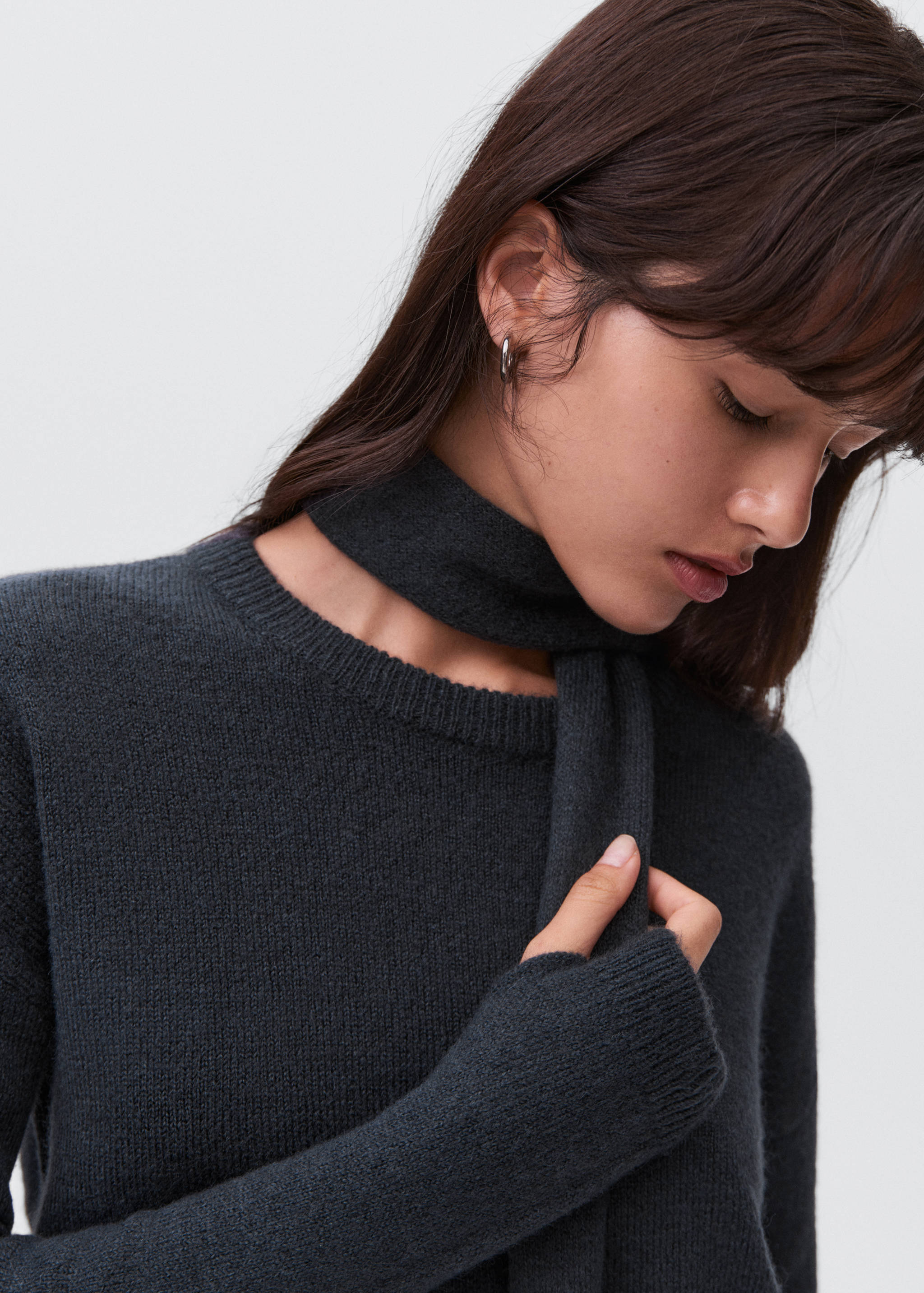 Camisola de malha assimétrica - Pormenor do artigo 1