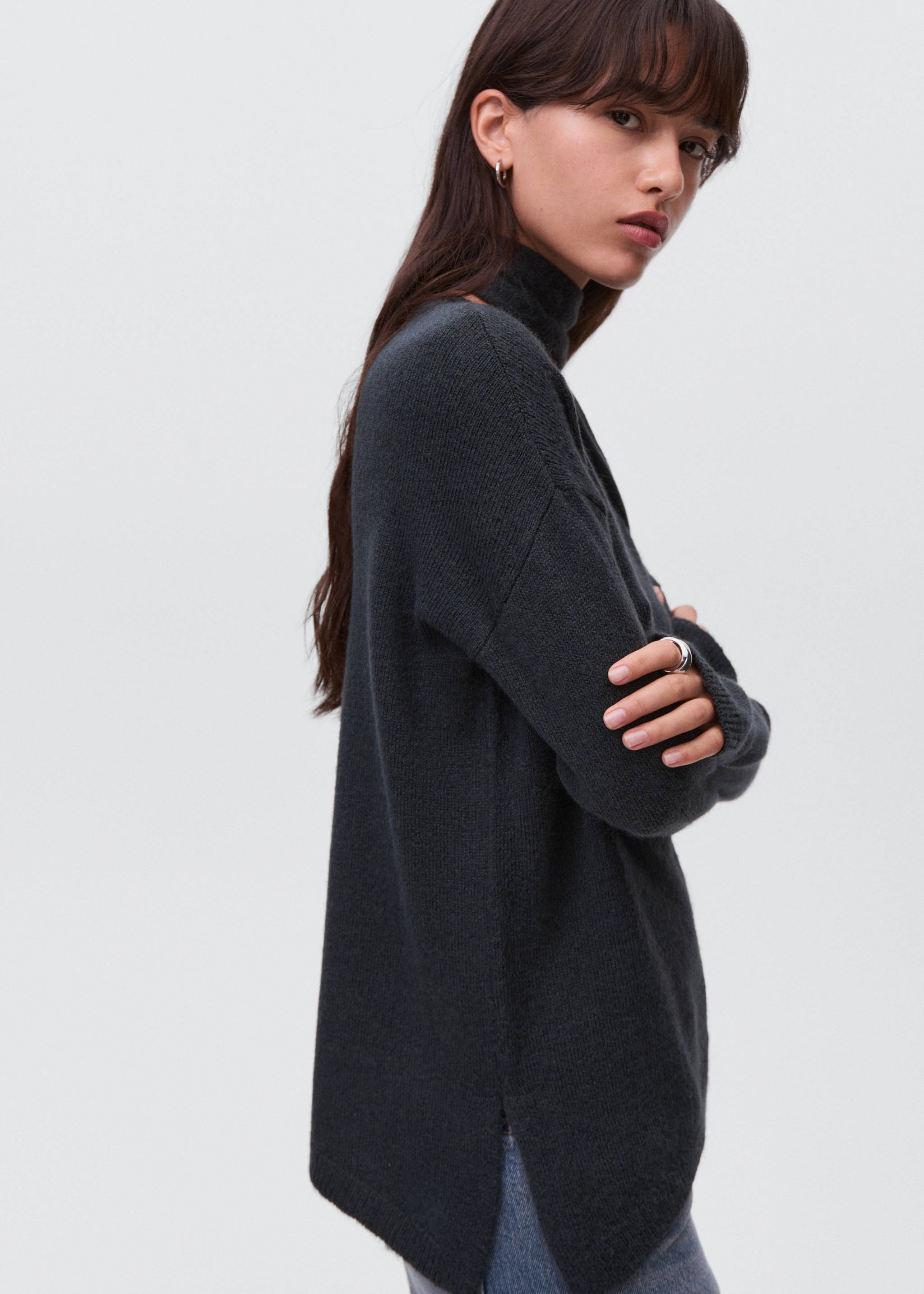 Camisola de malha assimétrica - Pormenor do artigo 2