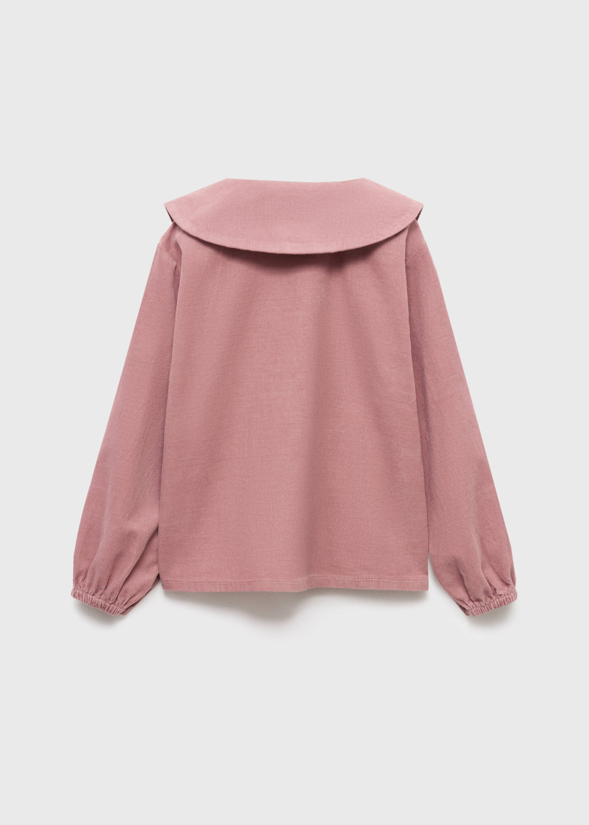 Blusa velluto a coste collo Peter Pan - Retro dell'articolo