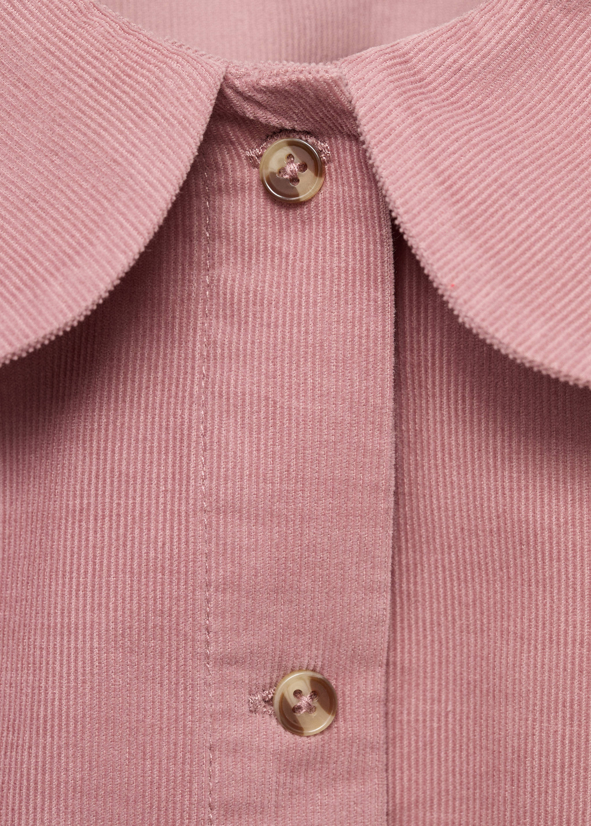 Blusa velluto a coste collo Peter Pan - Dettaglio dell'articolo 8