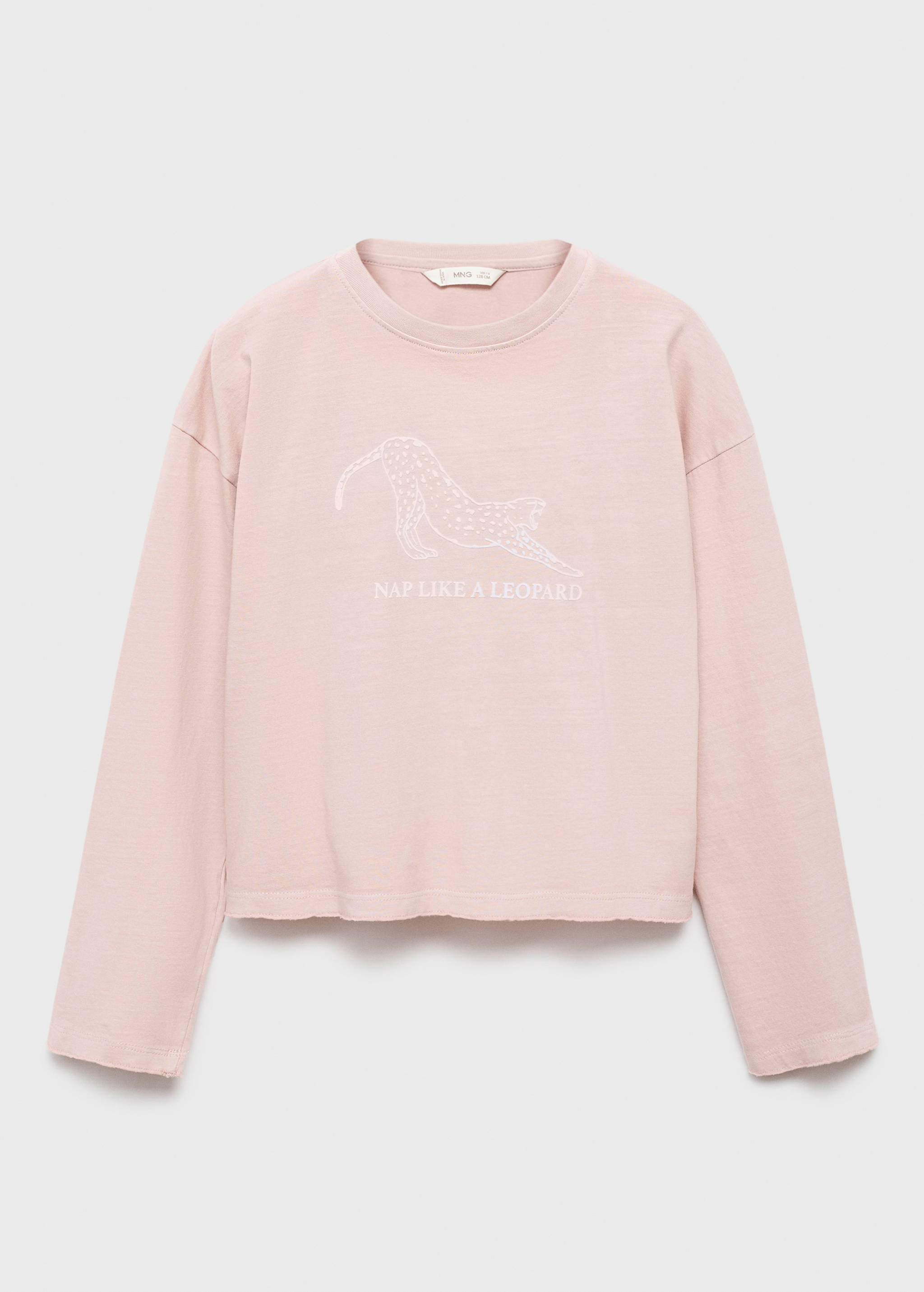 Printed cotton-blend T-shirt - Article without model