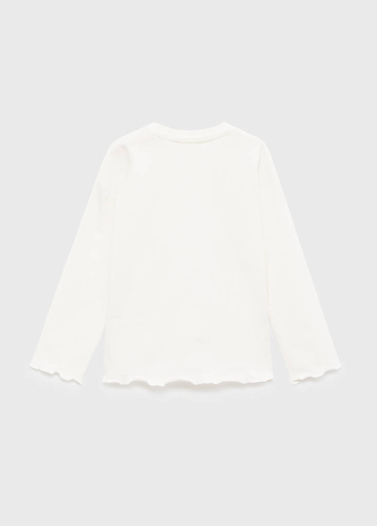 T-shirt with embroidered glitter — Off White