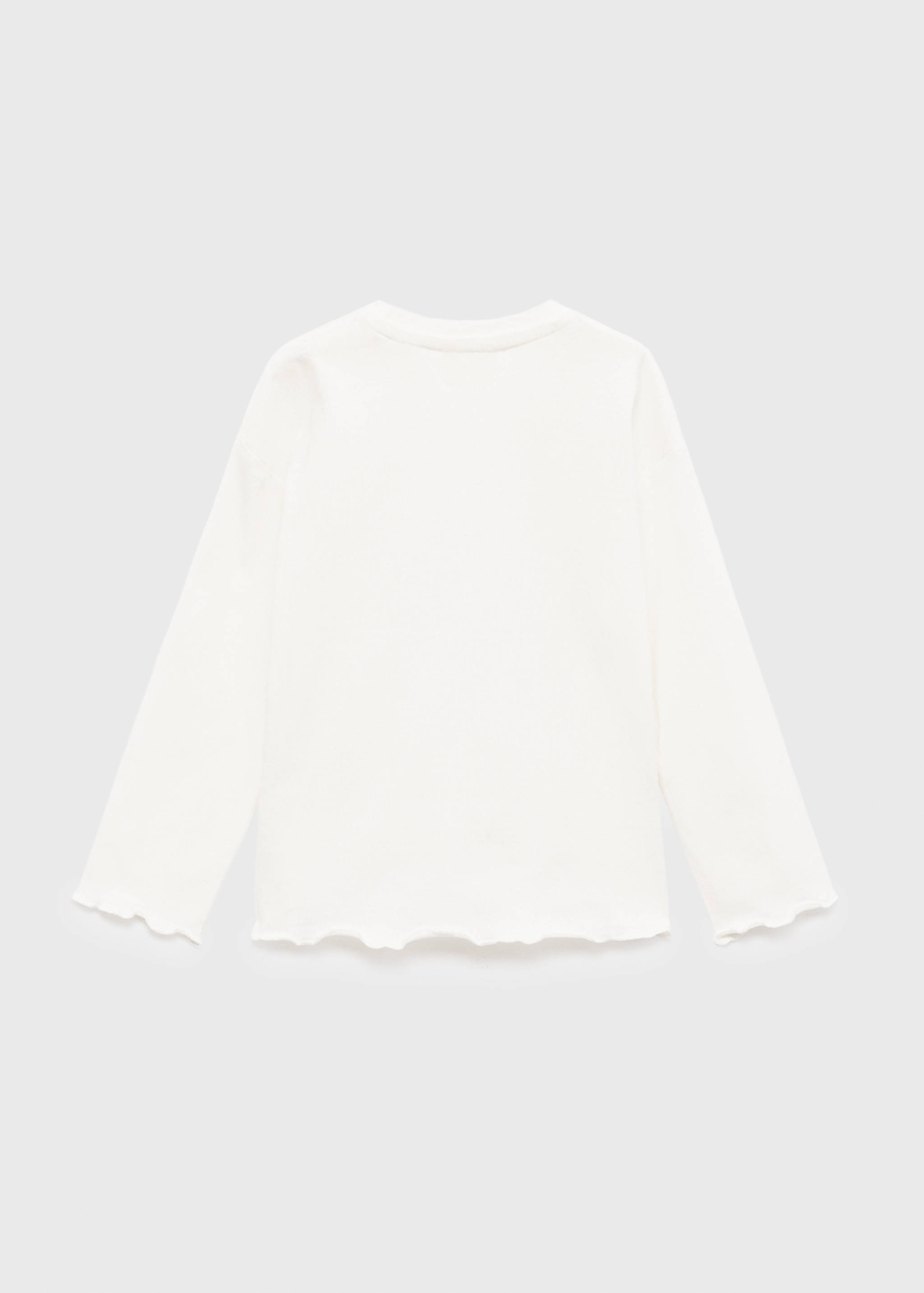 Samarreta purpurina brodada - Revers de l'article