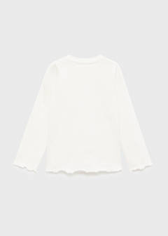 T-shirt with embroidered glitter — Off White 4