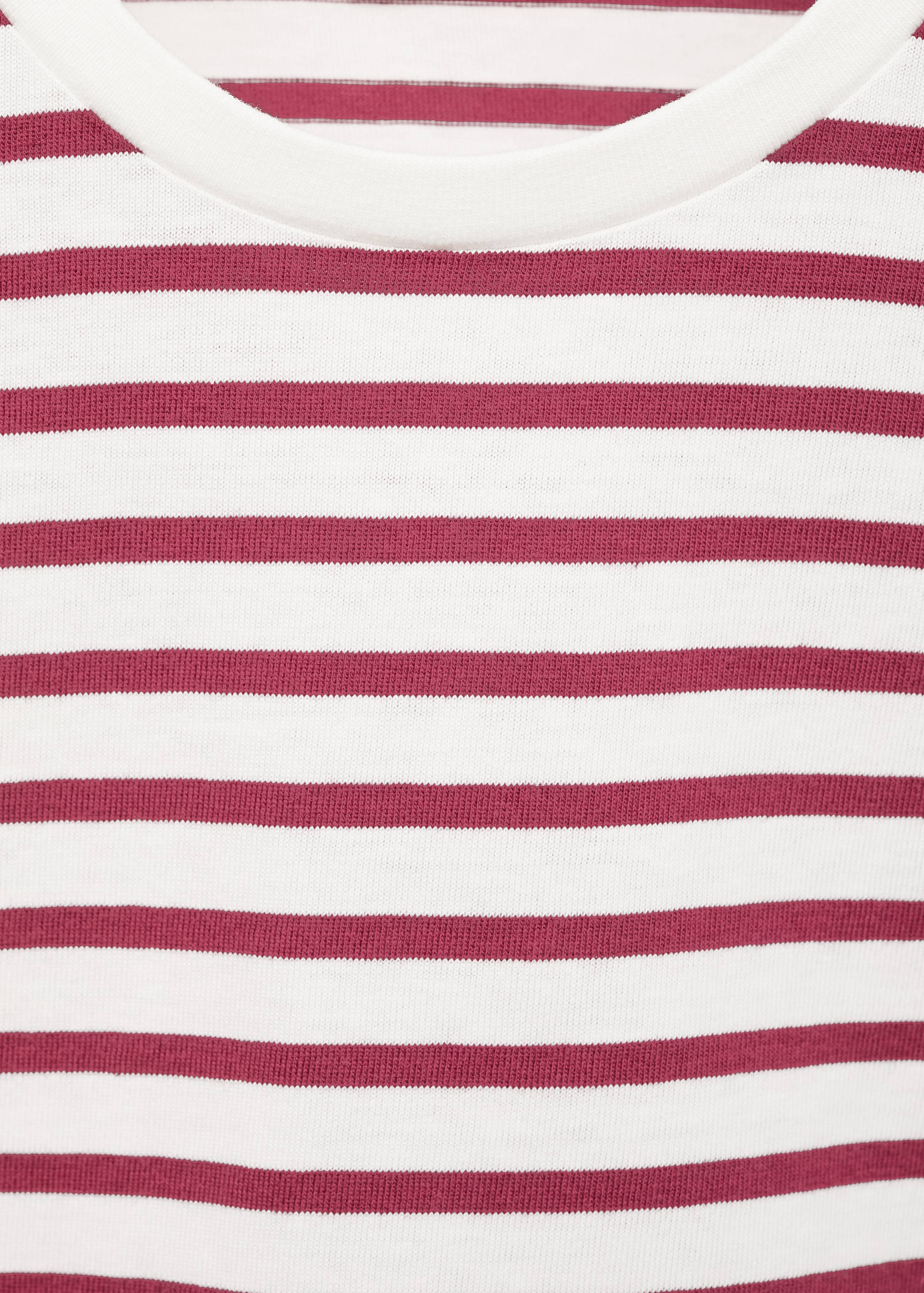 T-shirt coton à rayures - Détail de l'article 8