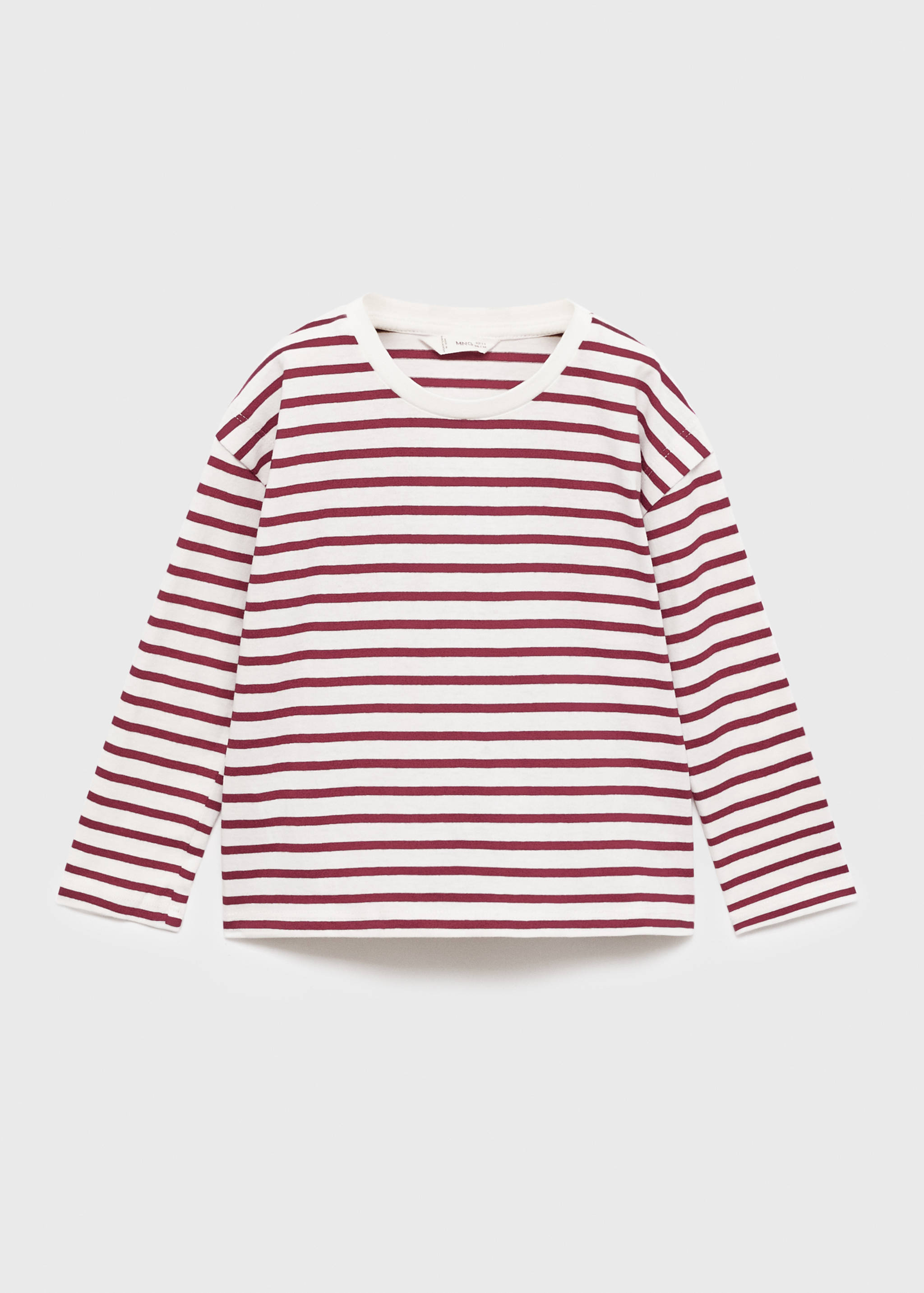 Striped cotton T-shirt - Article without model