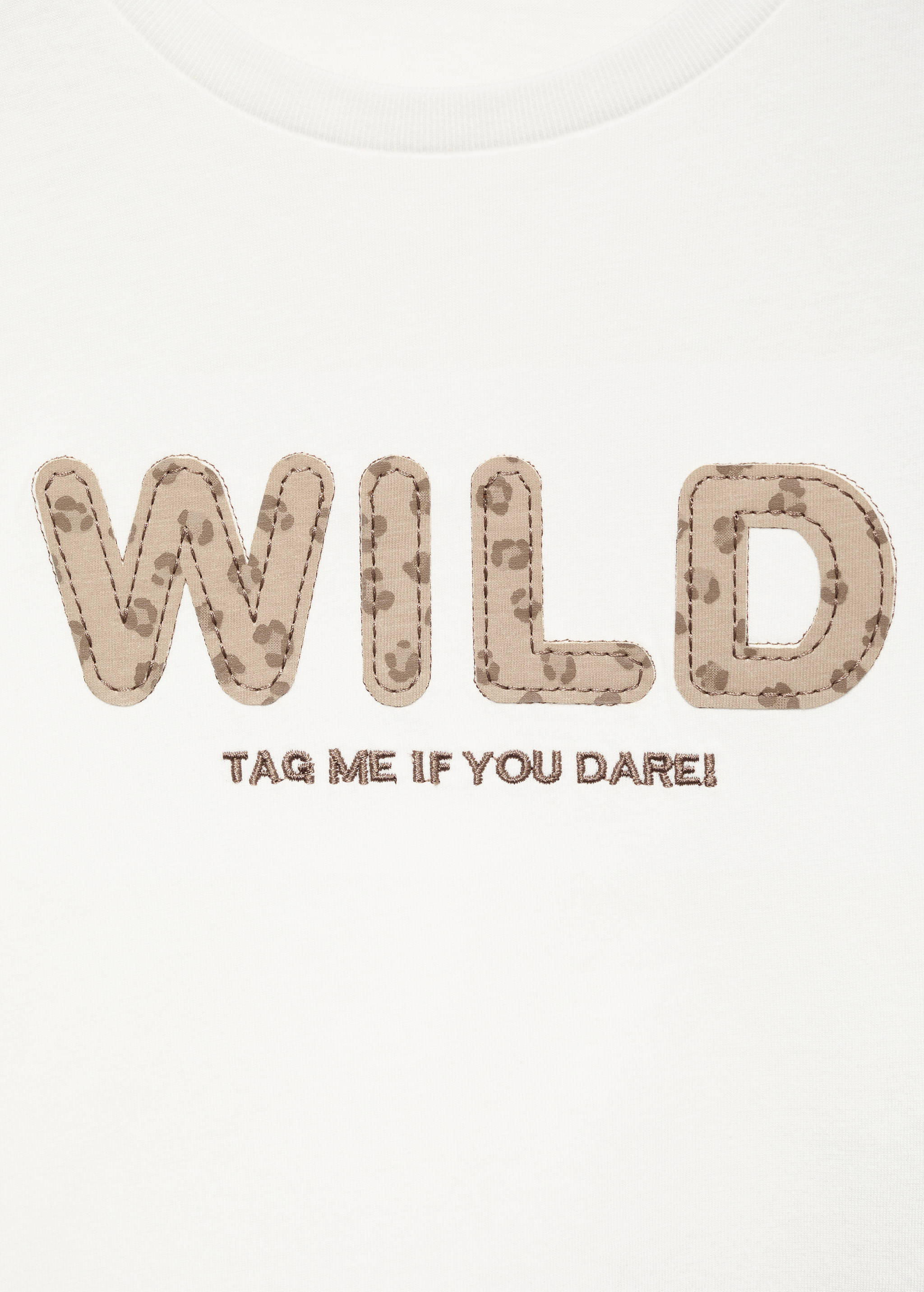 Leopard-embroidered t-shirt - Details of the article 8