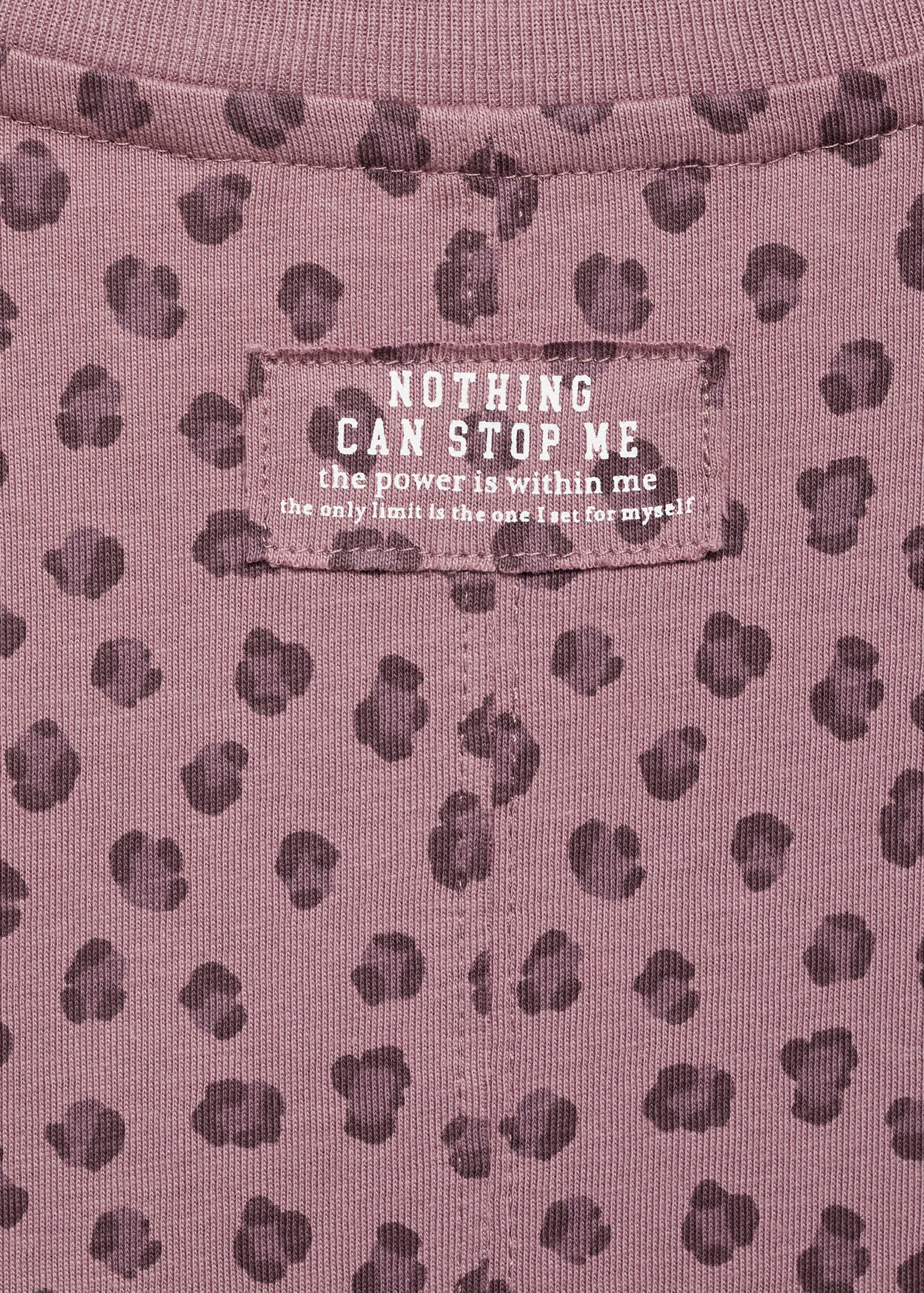 T-shirt estampado leopardo - Pormenor do artigo 0