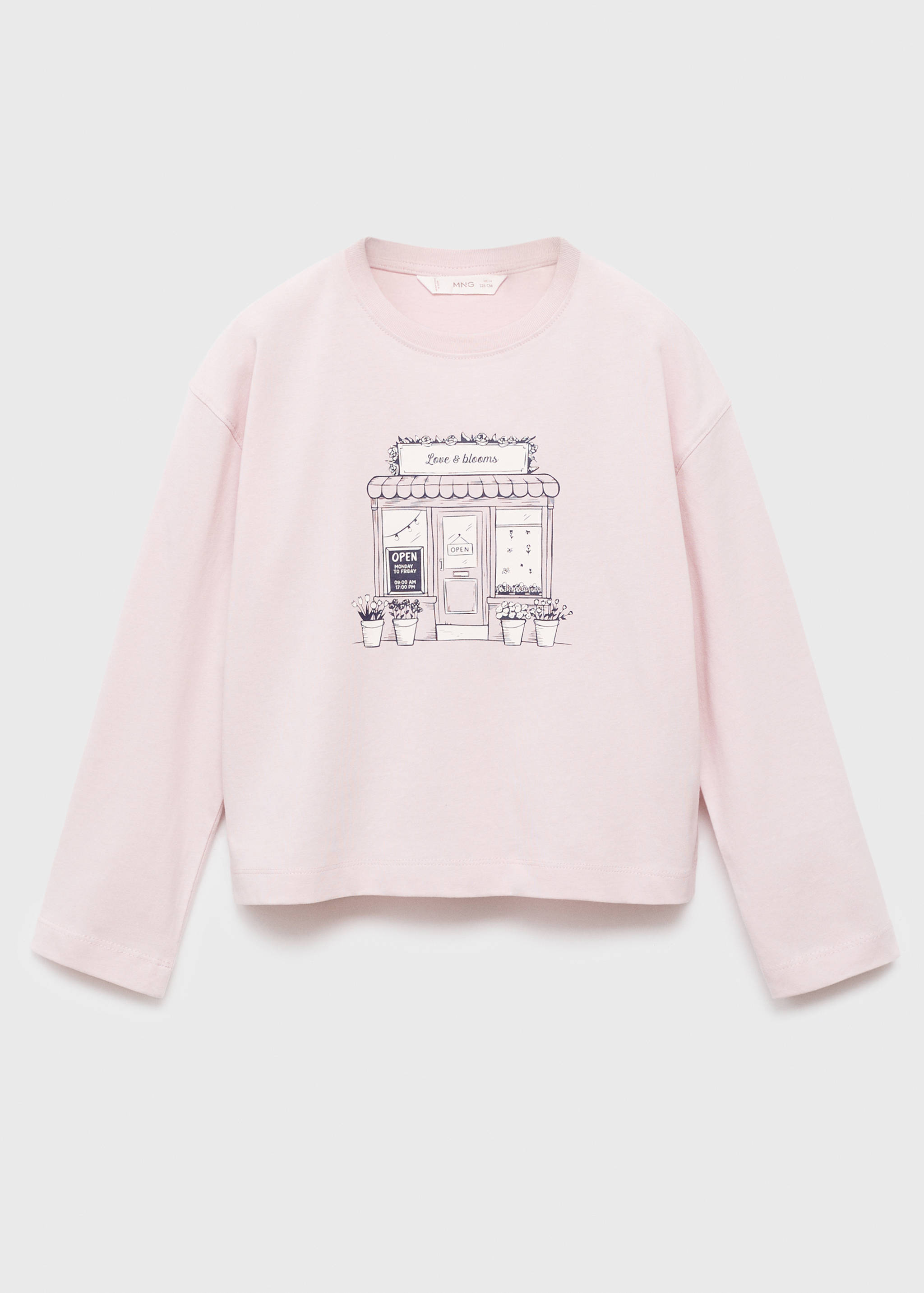 T-shirt manches longues imprimé - Article sans modèle