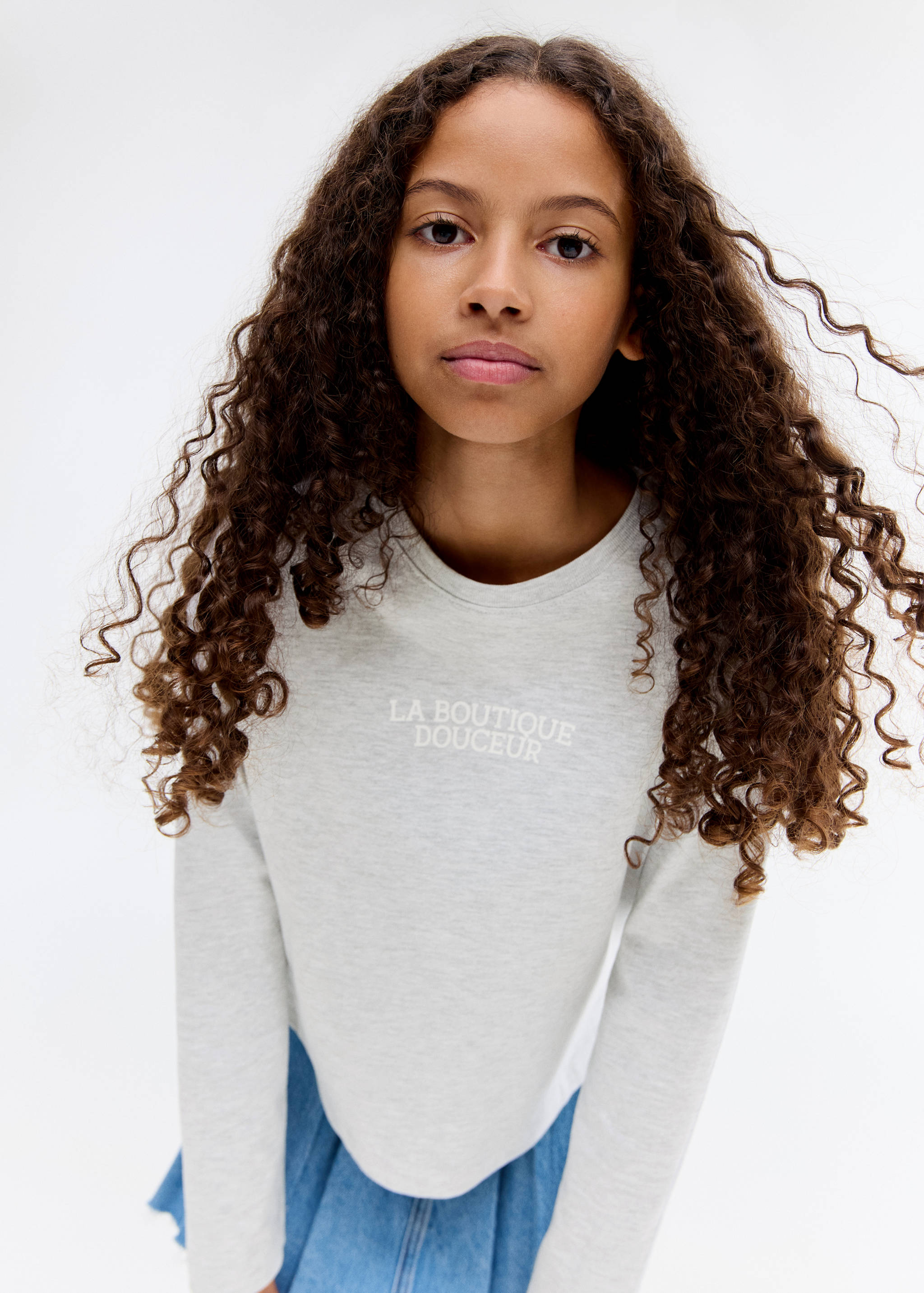 Printed long sleeve t-shirt - Medium plane