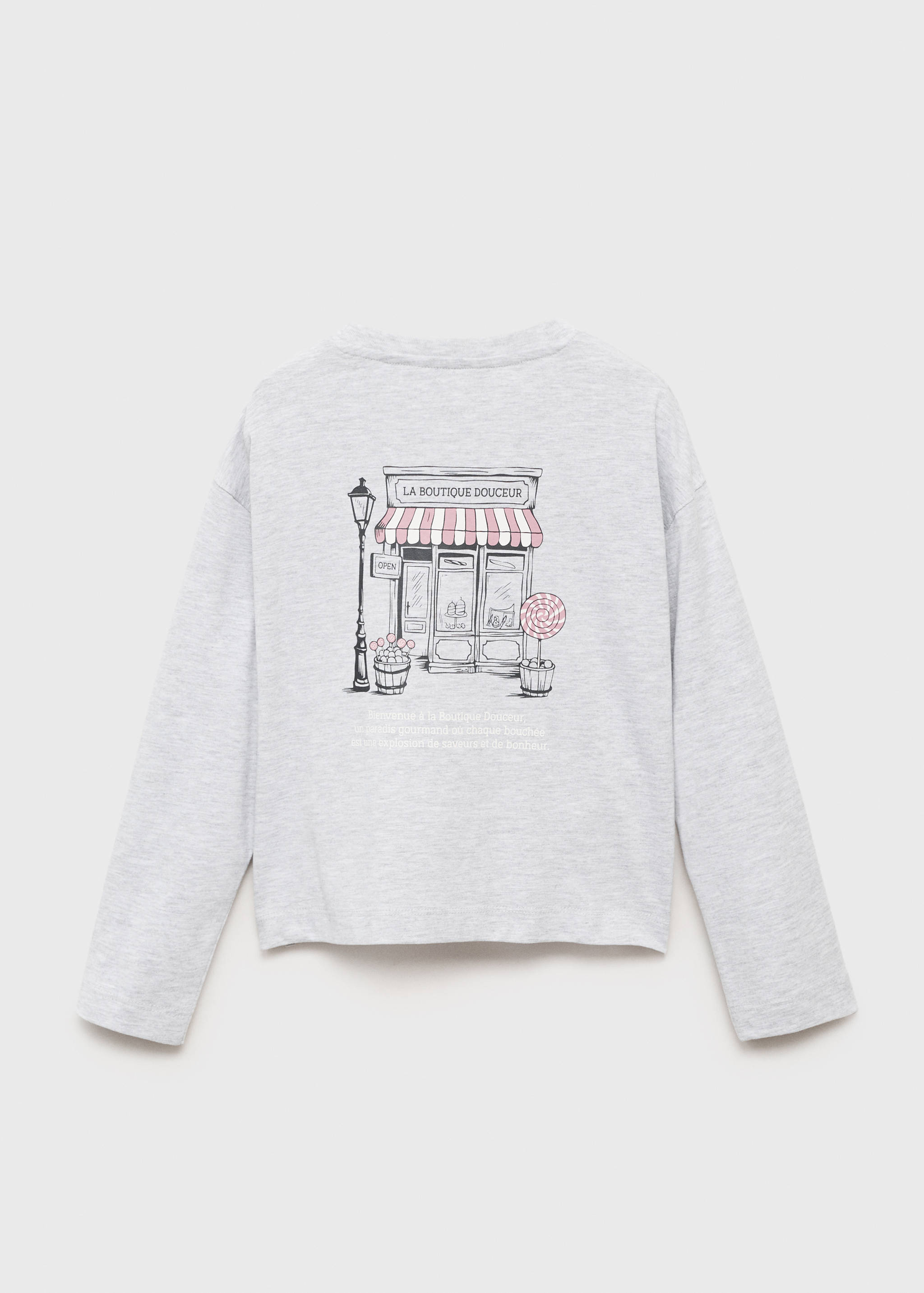 Printed long sleeve t-shirt - Reverse of the article