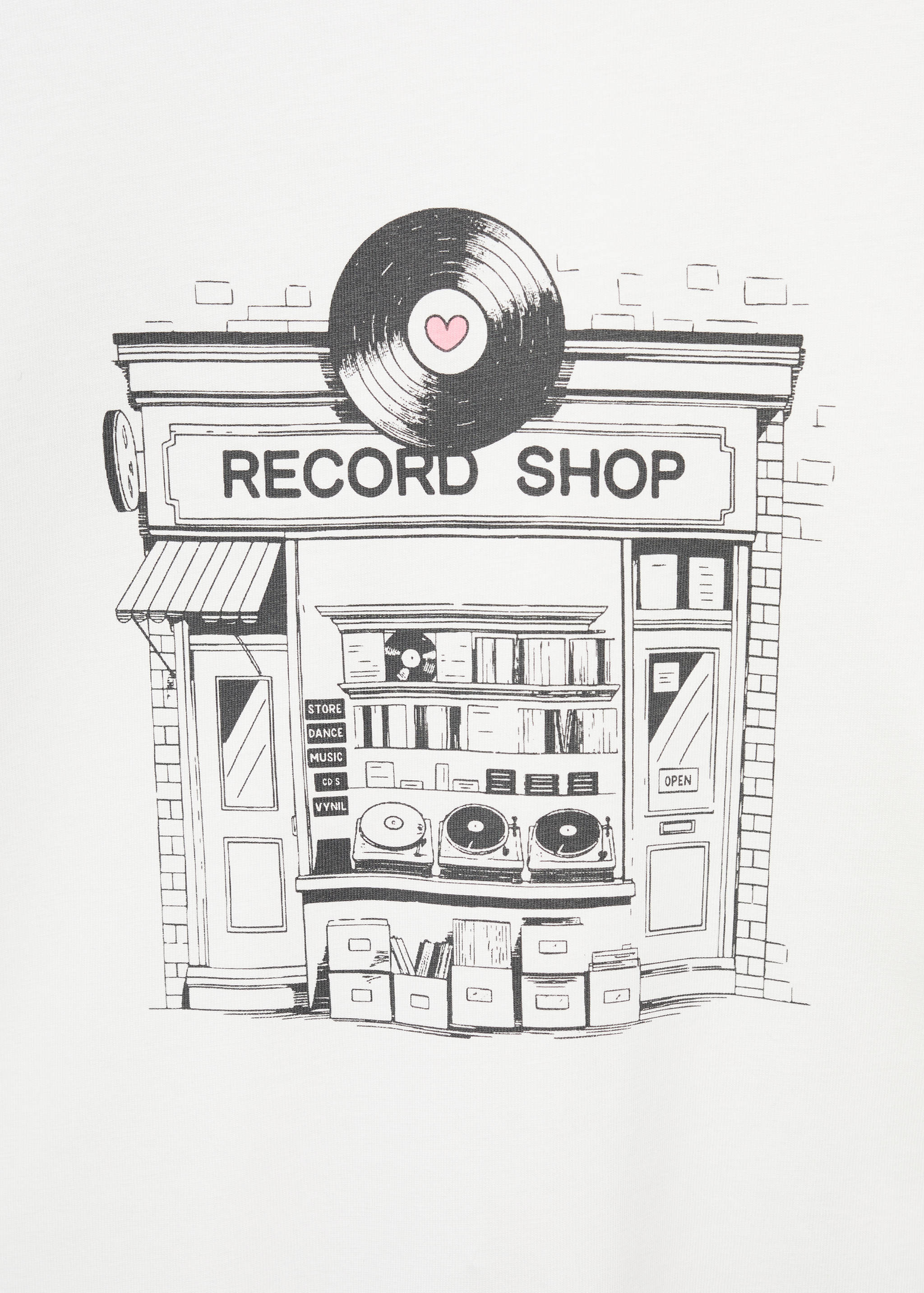 T-shirt coton imprimé - Détail de l'article 0