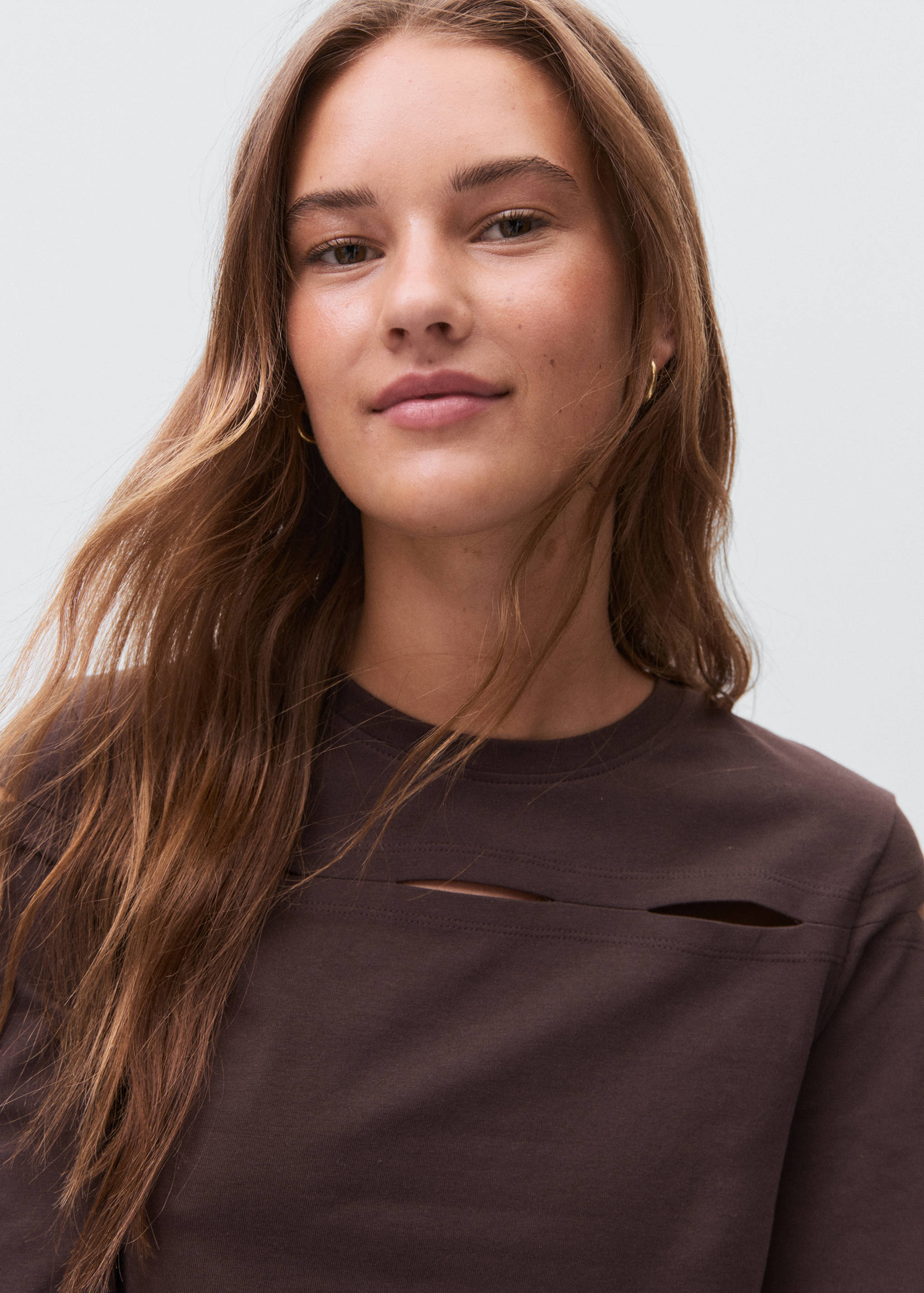 T-shirt coton à découpe - Détail de l'article 2