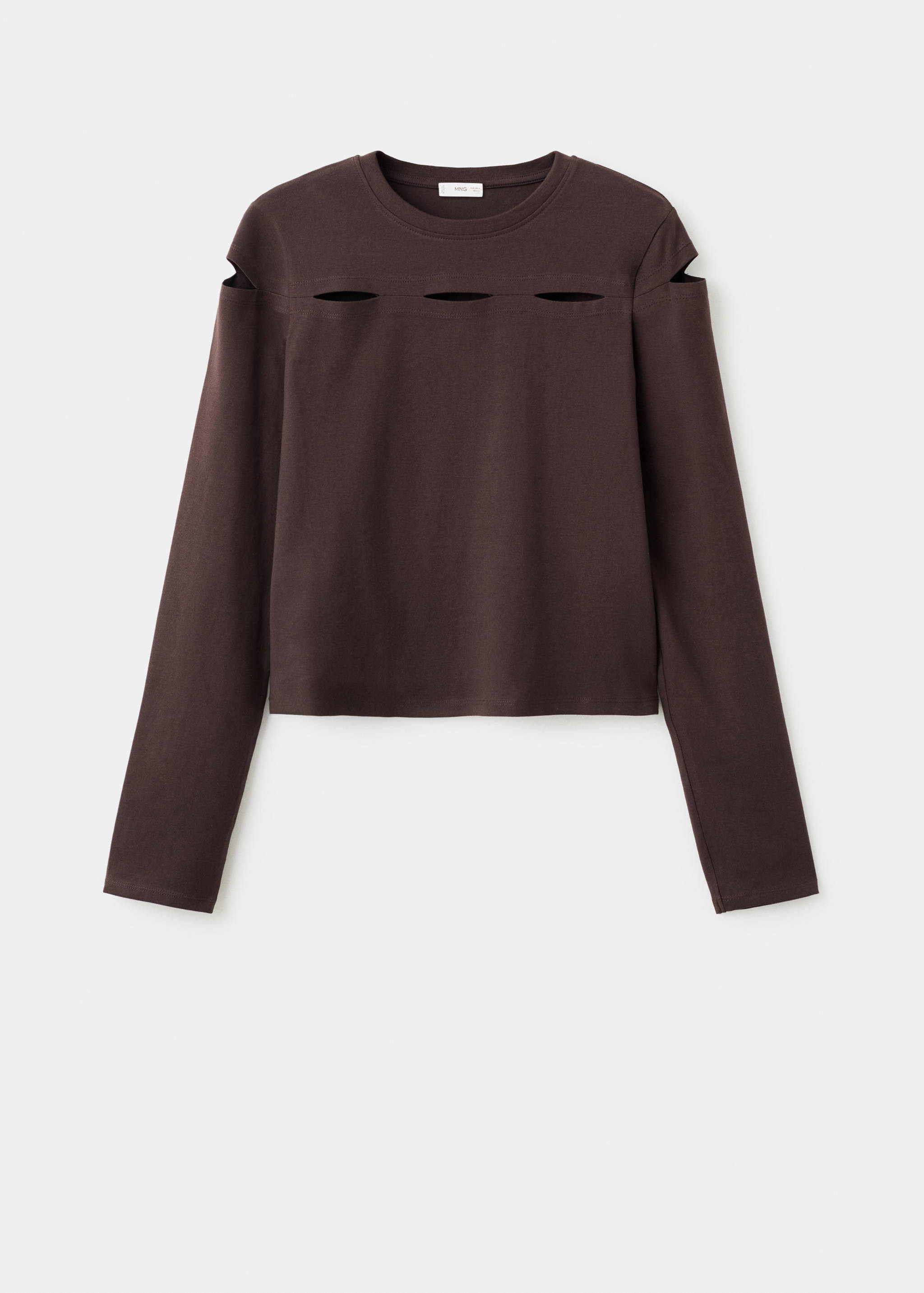 T-shirt coton à découpe - Article sans modèle