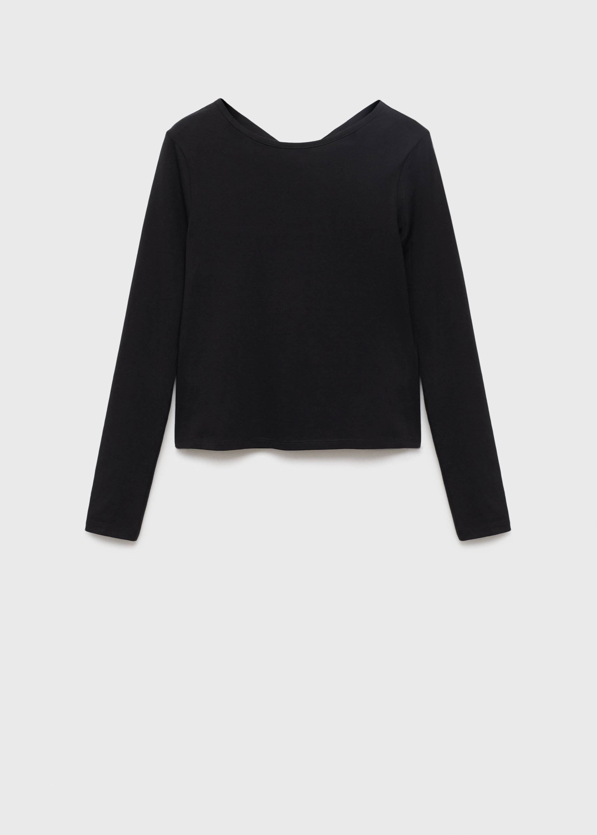 T-shirt with open back - Article without model