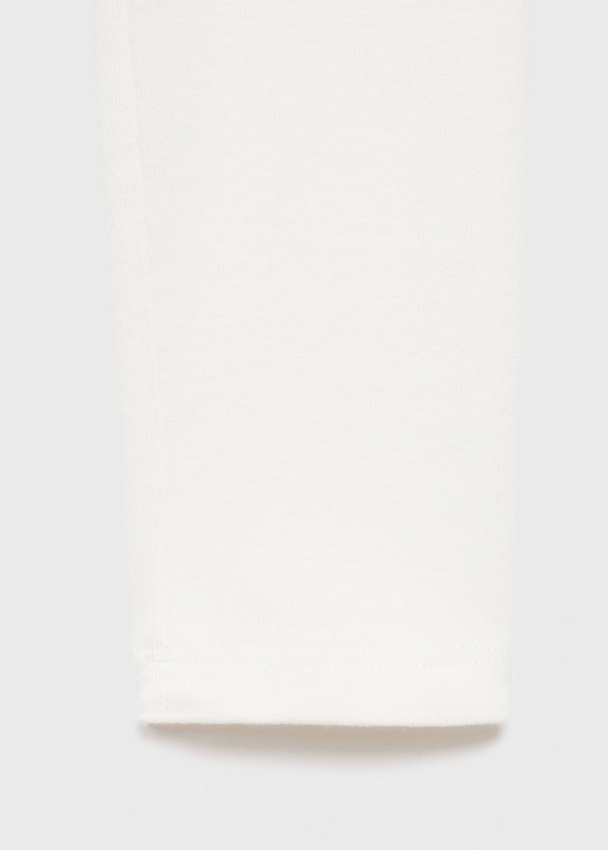 Gathered cotton t-shirt - Details of the article 0