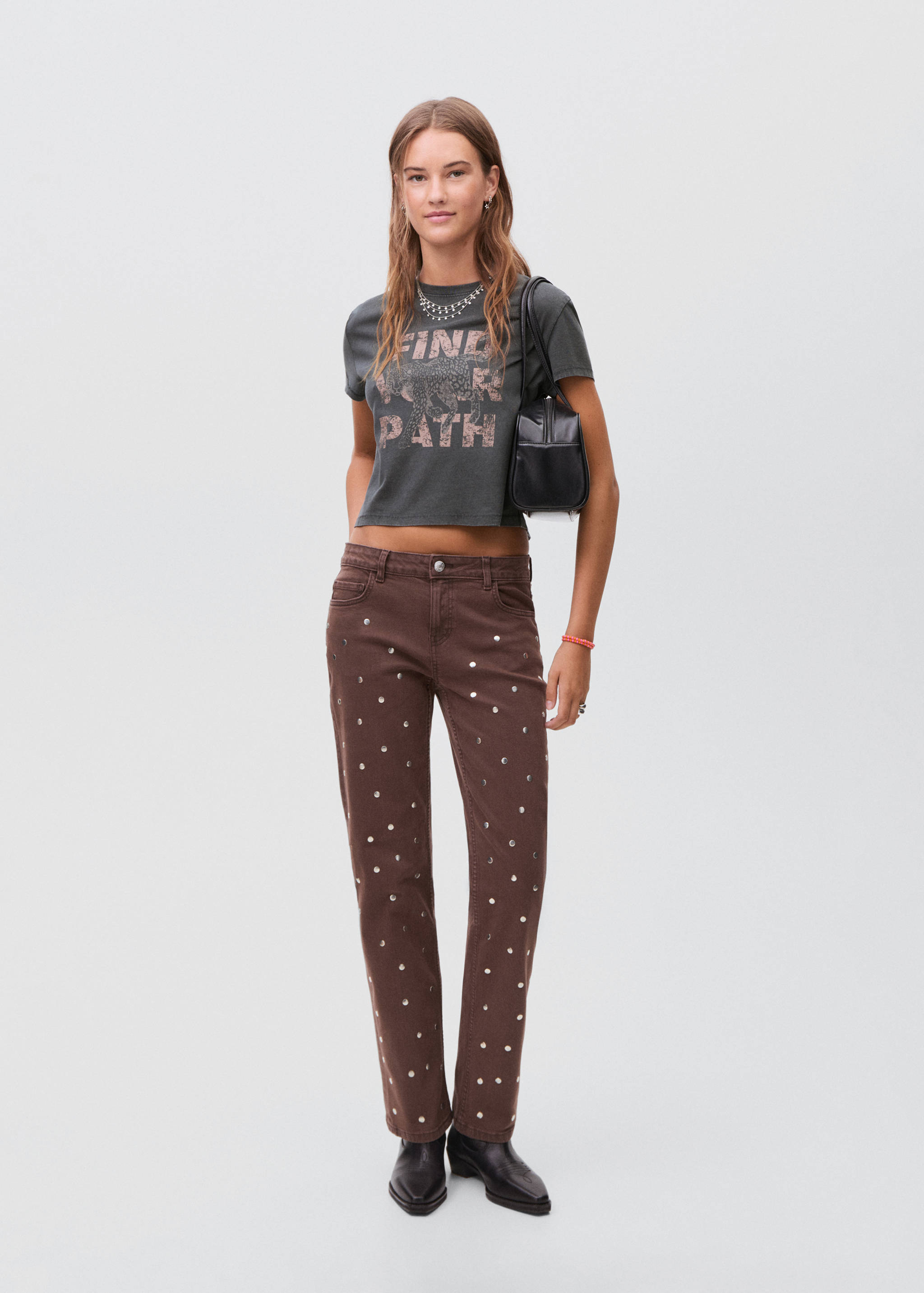 Samarreta cotó estampada - Pla general