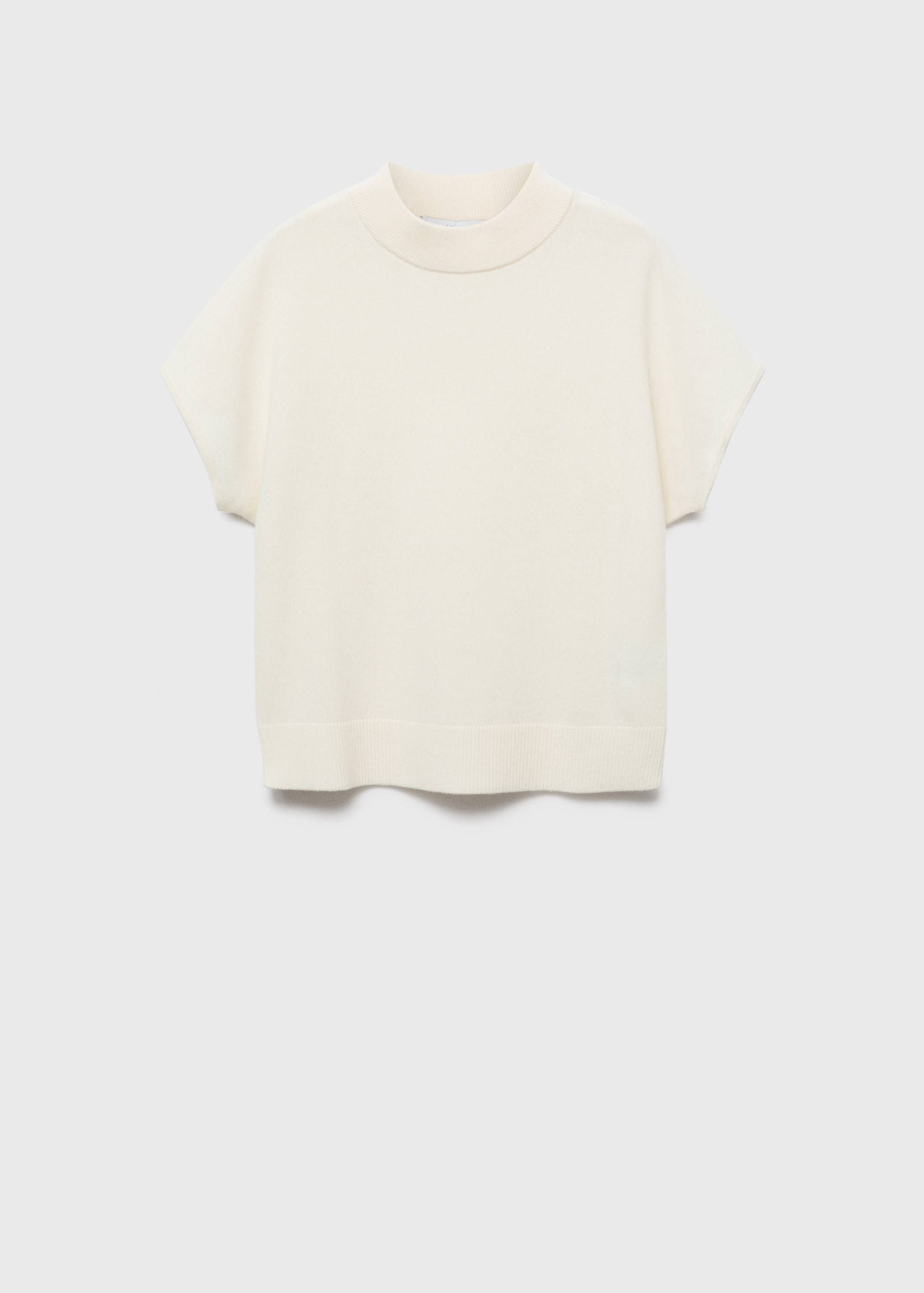 High collar wool sweater - Article without model