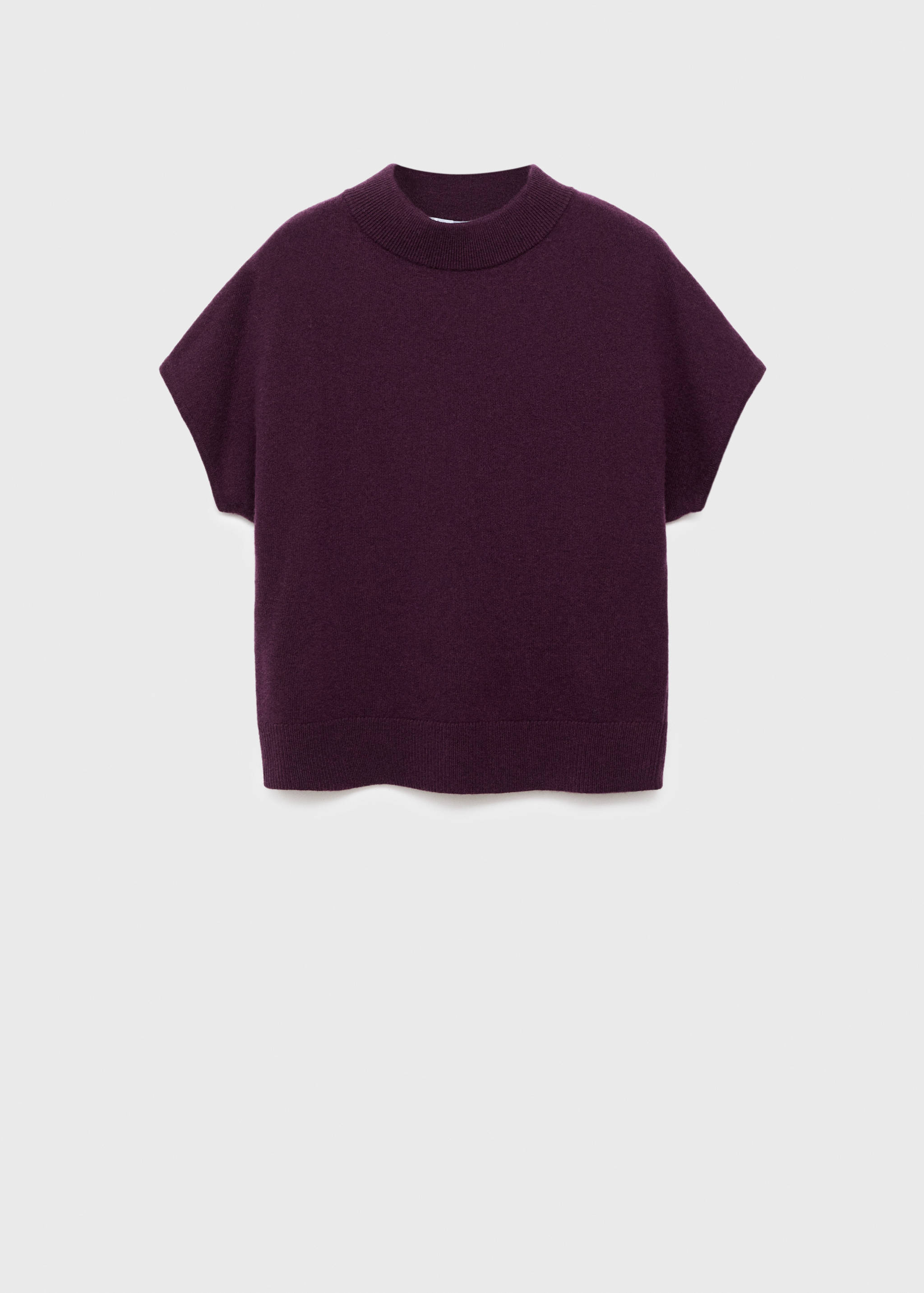 High collar wool sweater - Article without model