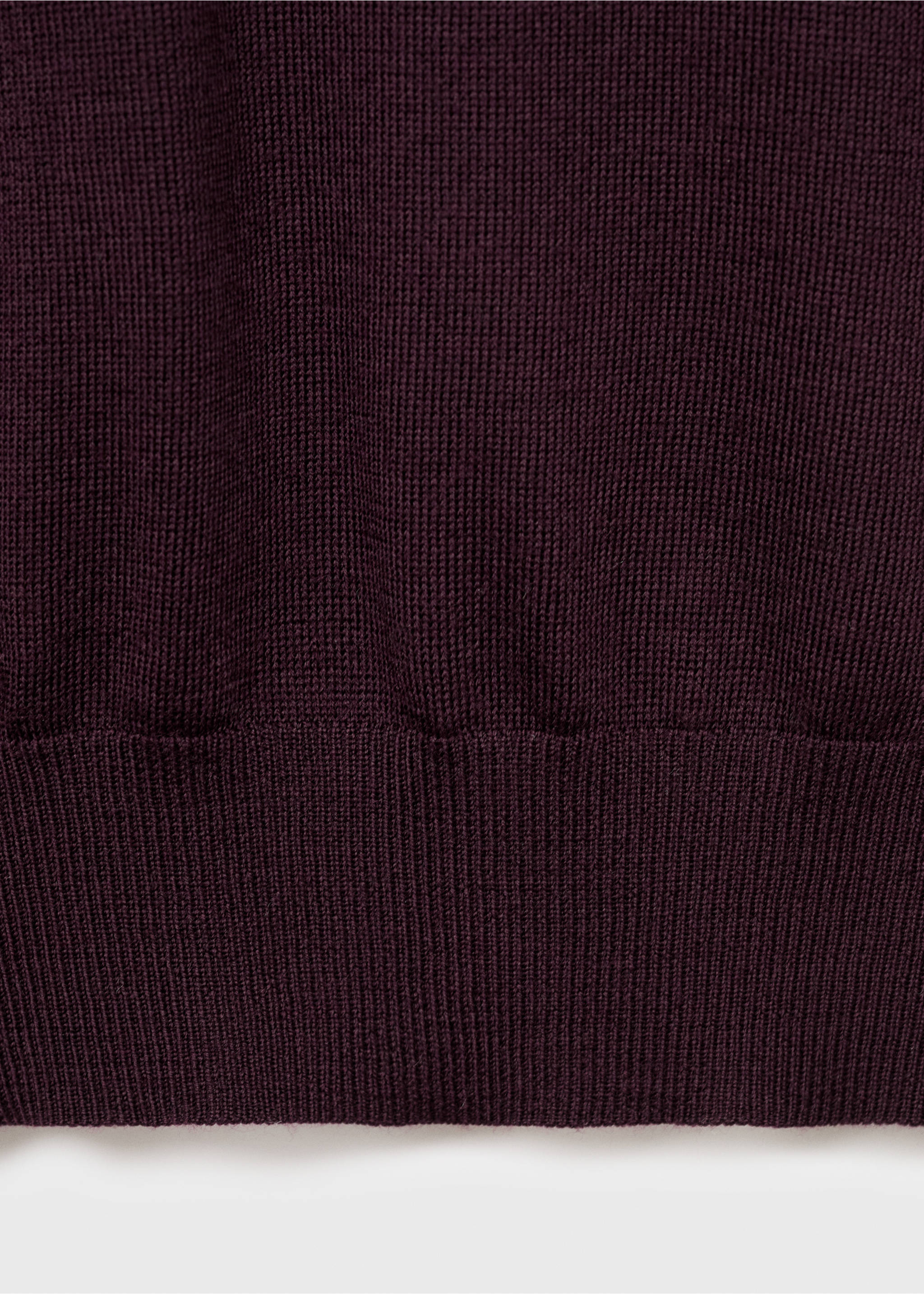 Джемпер 100% шерсть мериноса - Деталь изделия 0, Вино. Ref: 17006359-00.