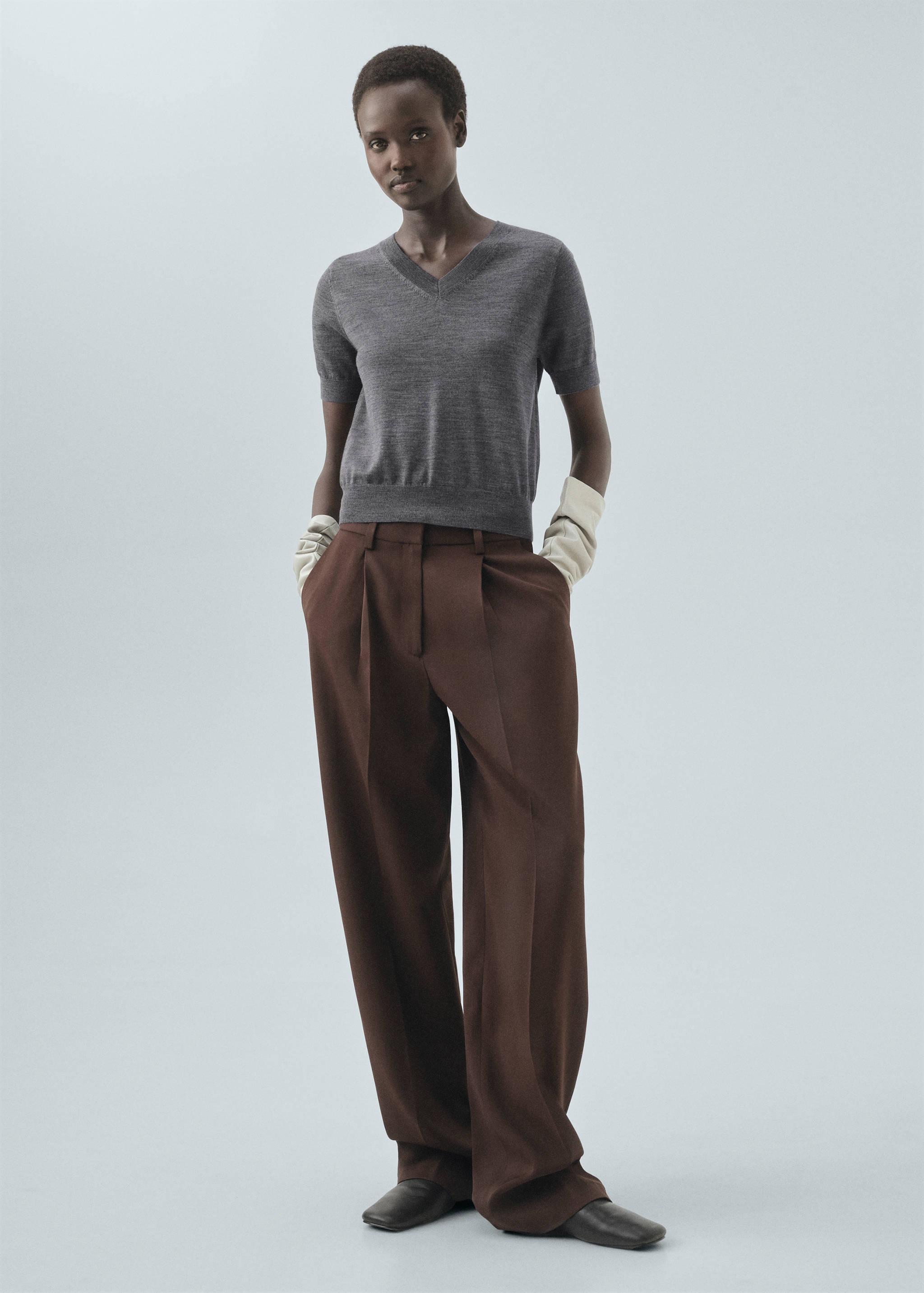 100% merino wool sweater - General plane